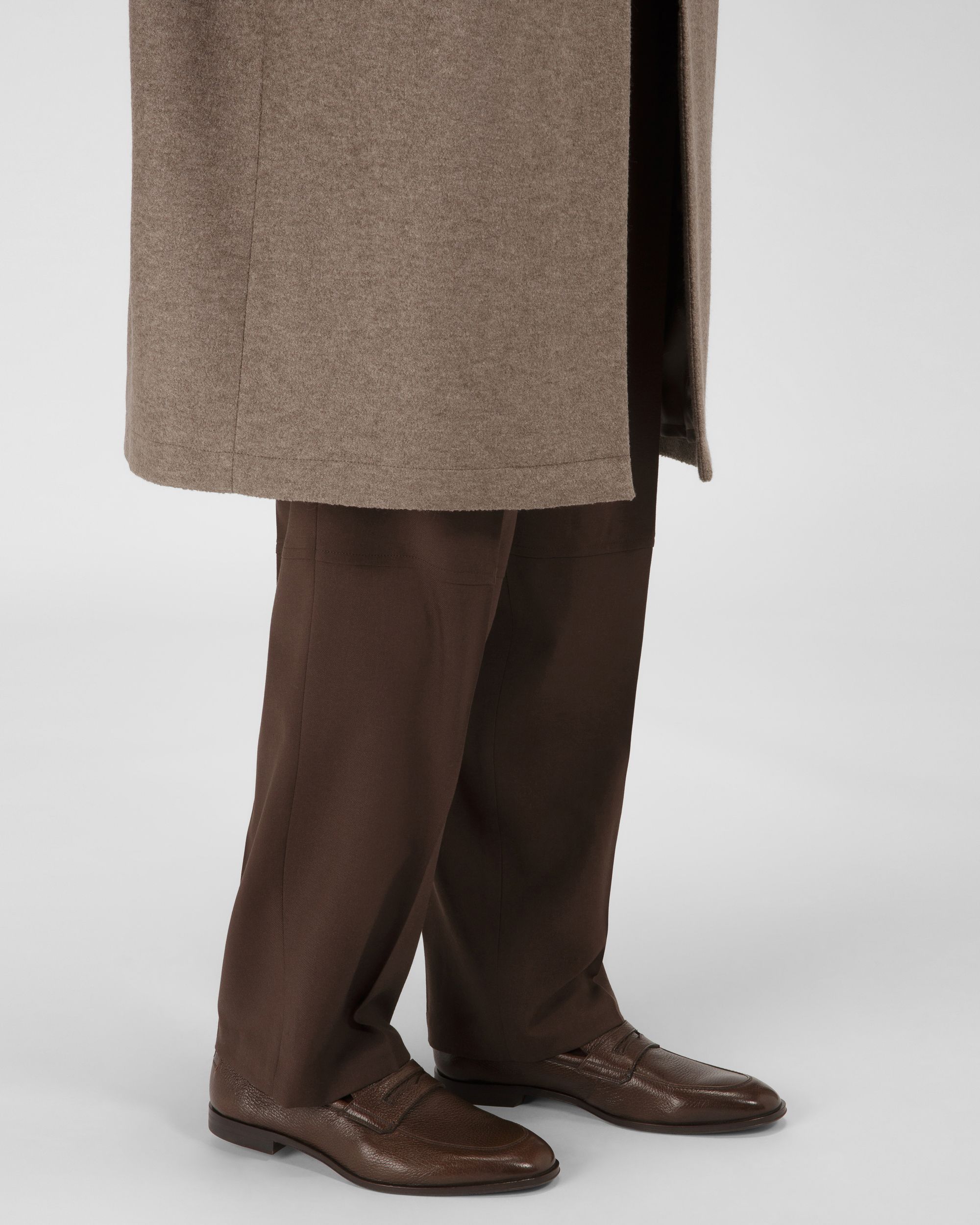 Bally Global - Mocassin Penny Loafer Webb Pour Homme En Cuir De Cerf Grainé Couleur Coconut - Marron