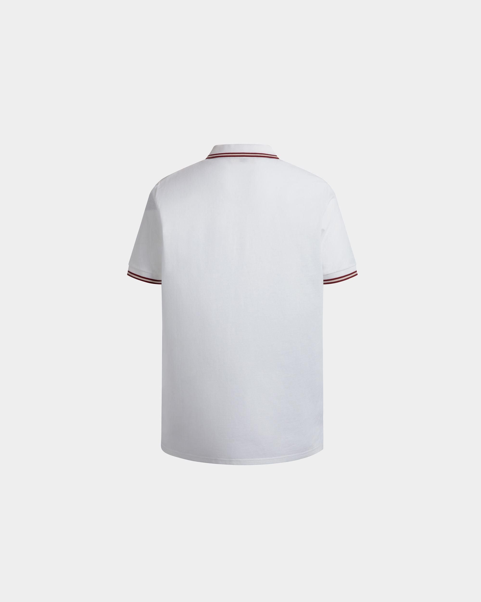 Bally Global - Polo En Maille Piquée De Coton Blanc - Blanc