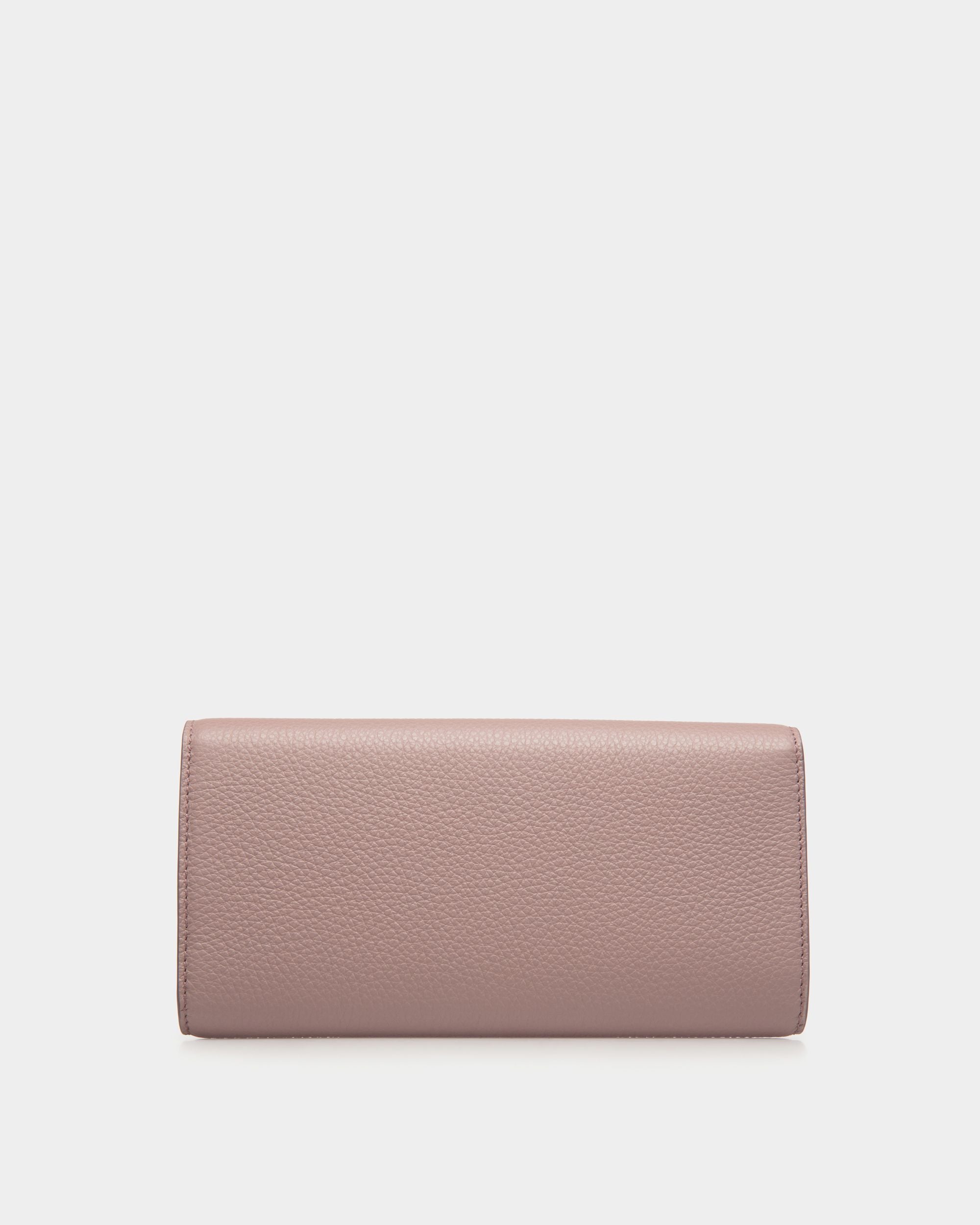 Bally Global - Continental Wallet in Pink Grained Leather - Pink