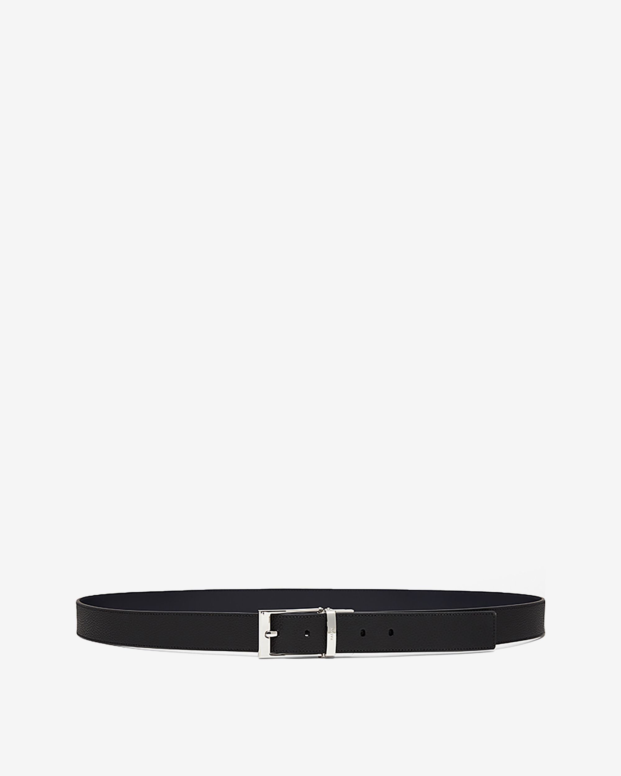 Bally Global - Reversible And Adjustable Belt in Black Leather - Black