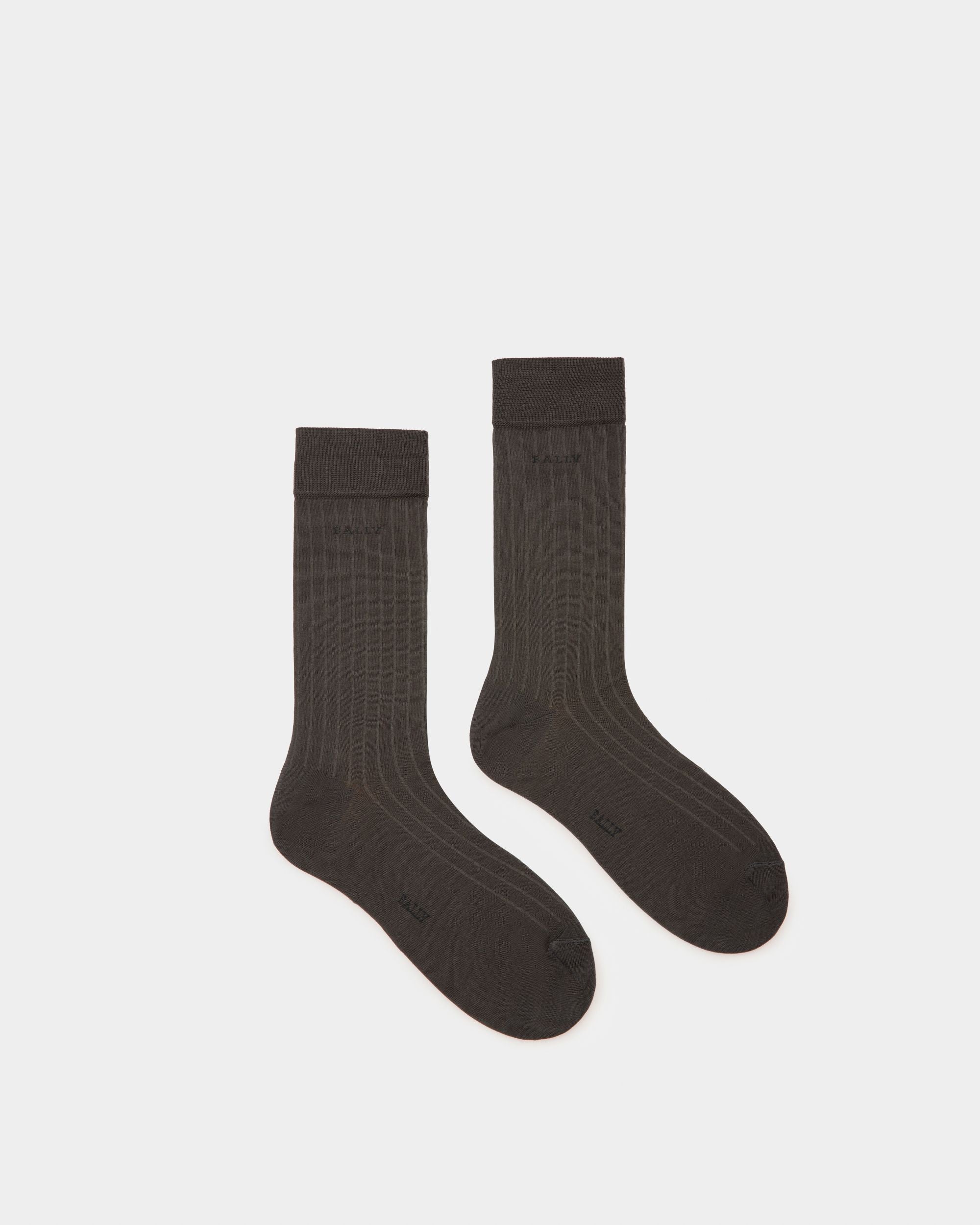 Bally Global - Cotton Mix Socks In Grey - Grey