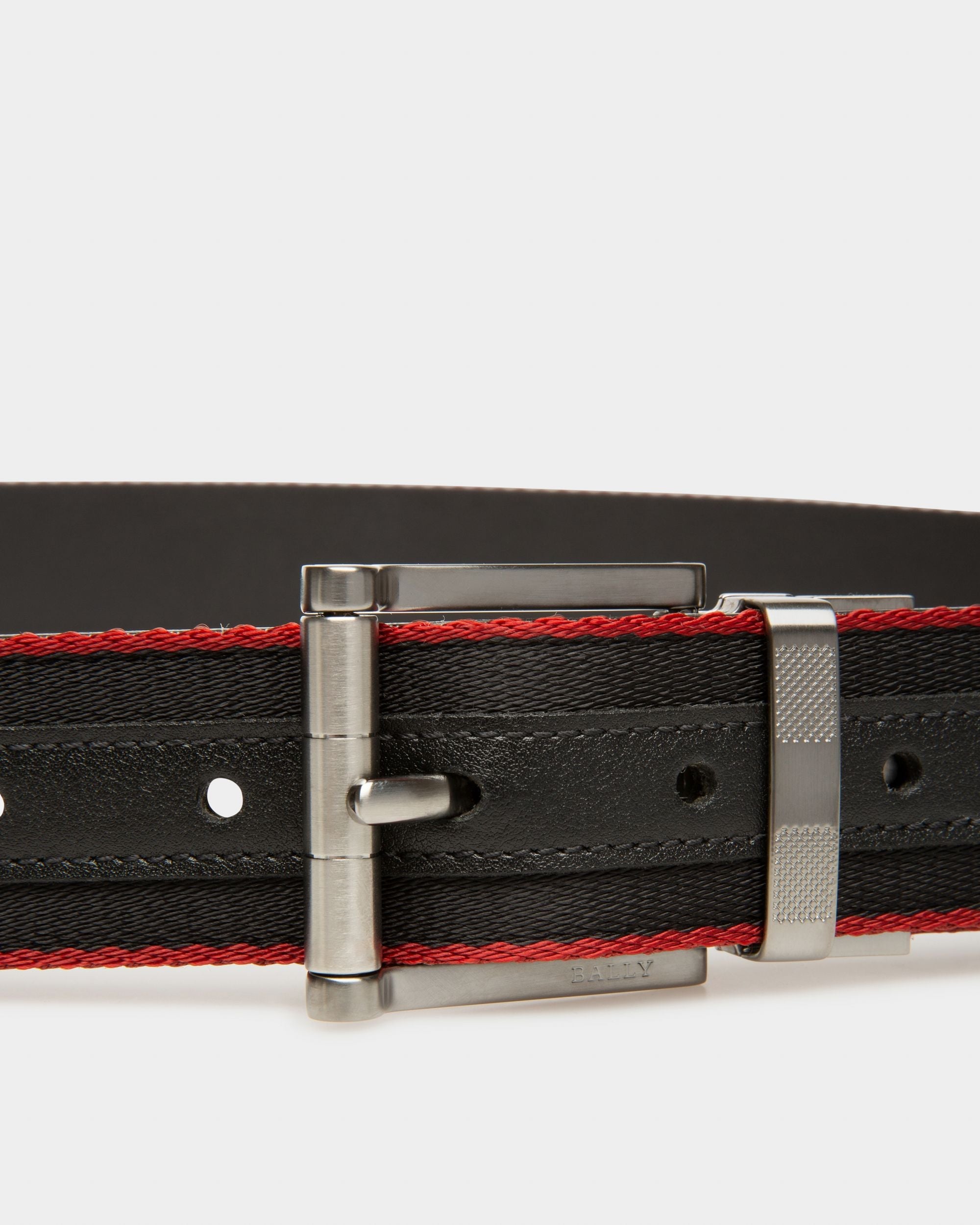 Bally Global - Taylan 35Mm Belt In Black - Multicolor
