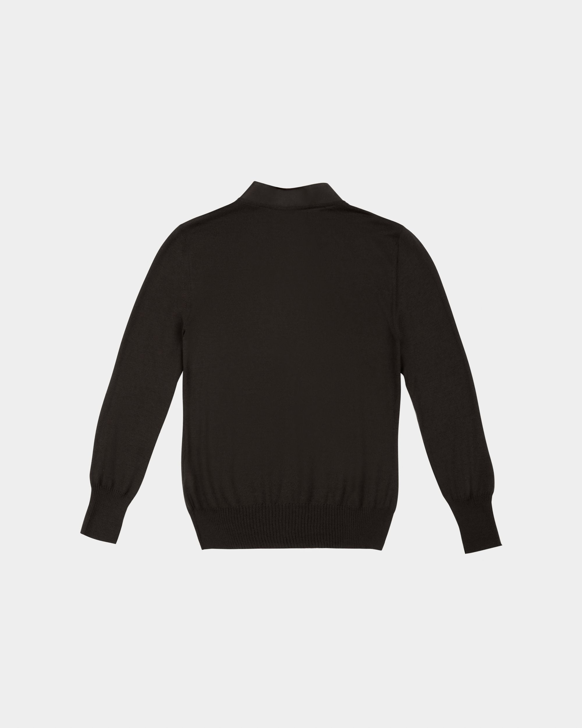 Bally Global - Wool T-Shirt In Black - Black