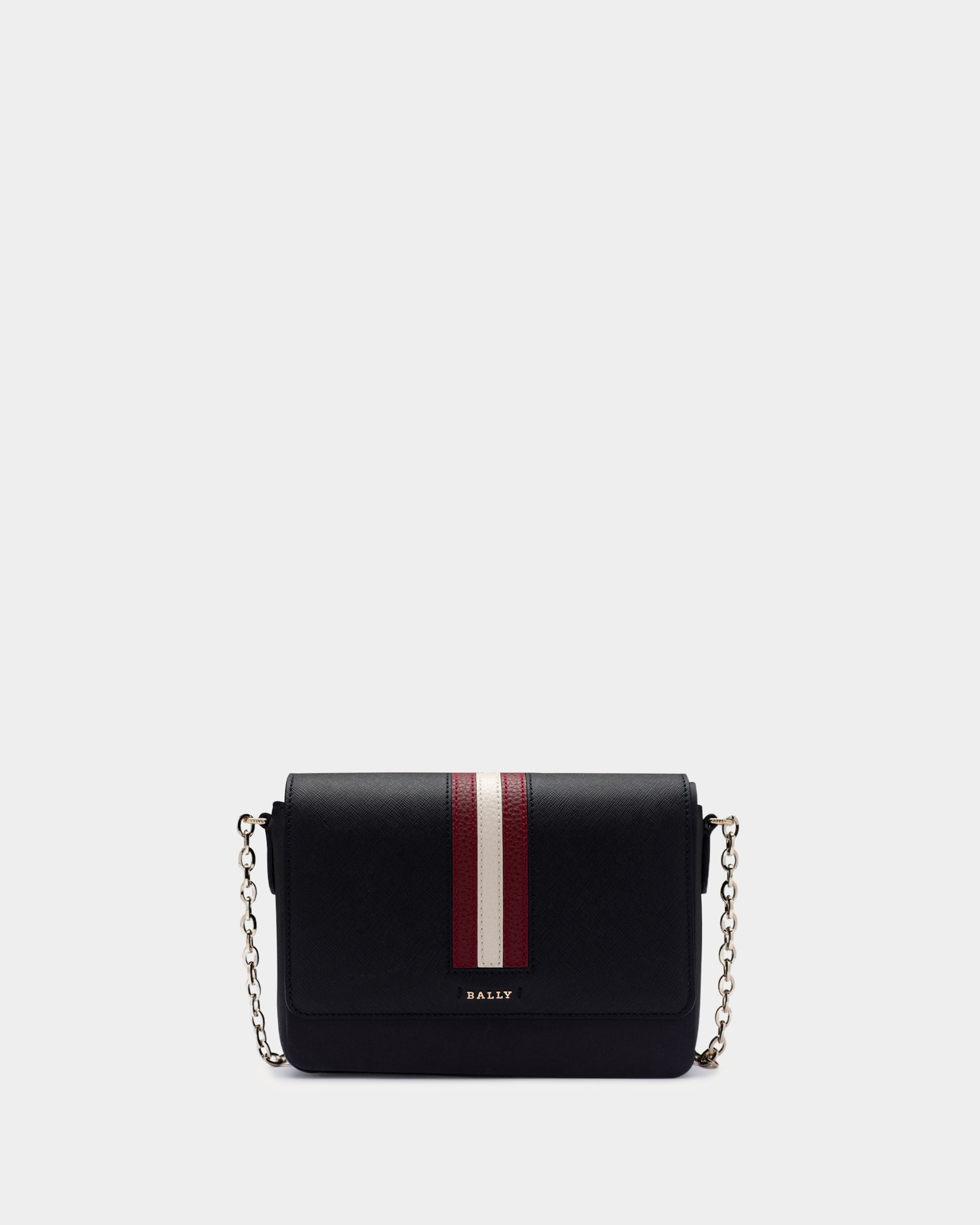 Bally Global - Women's Black Leather Crossbody Bag - Black