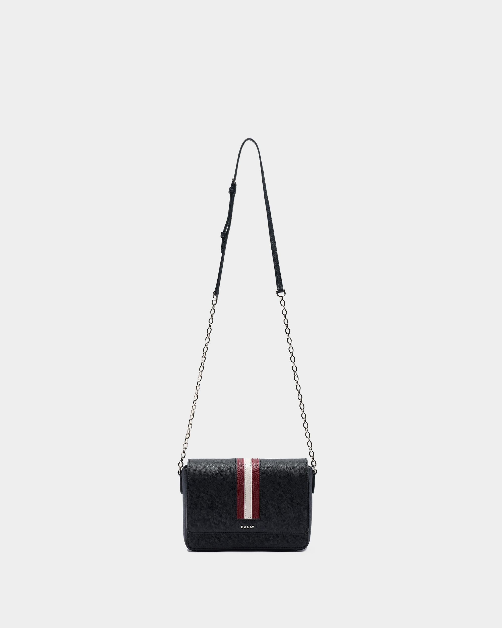 Bally Global - Women's Black Leather Crossbody Bag - Black