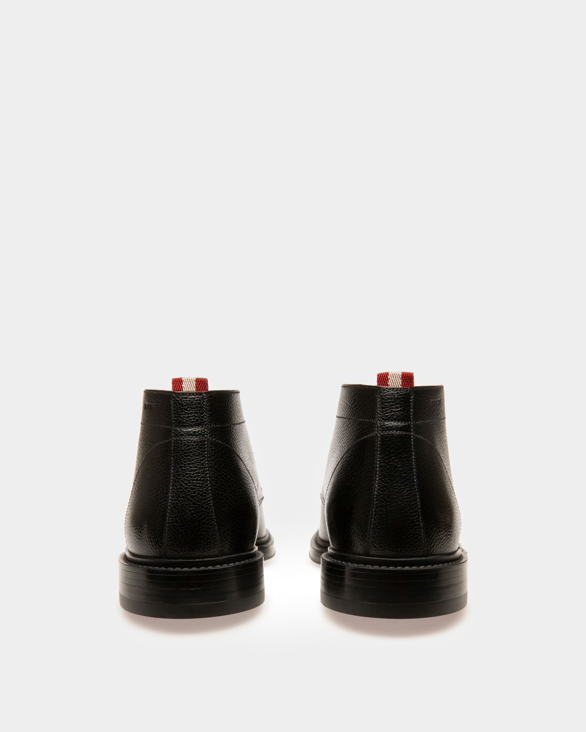 Bally Global - Nilton Botas En Piel De Color Negro - Negro