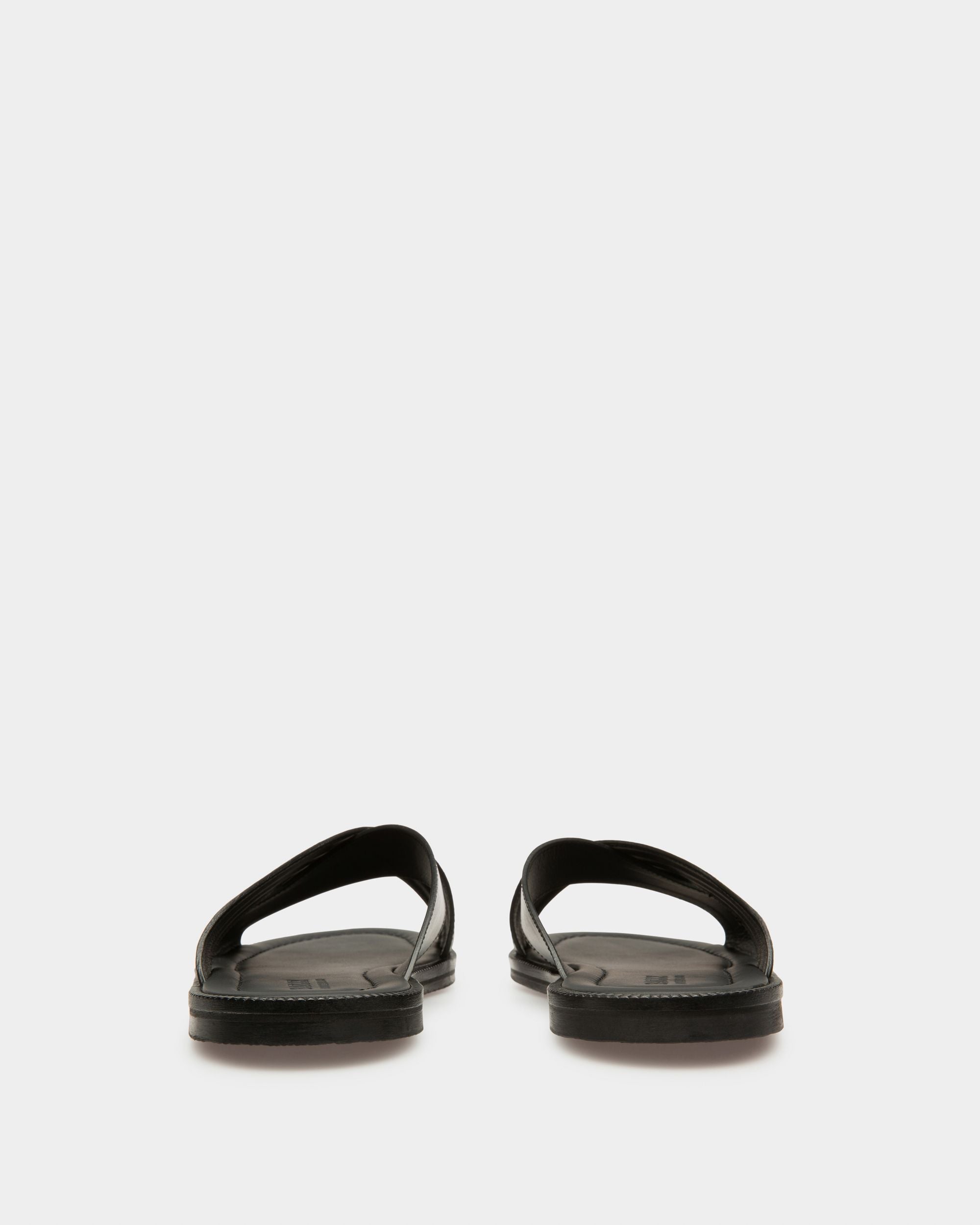 Bally Global - Jabil Sandales En Cuir Noir - Noir