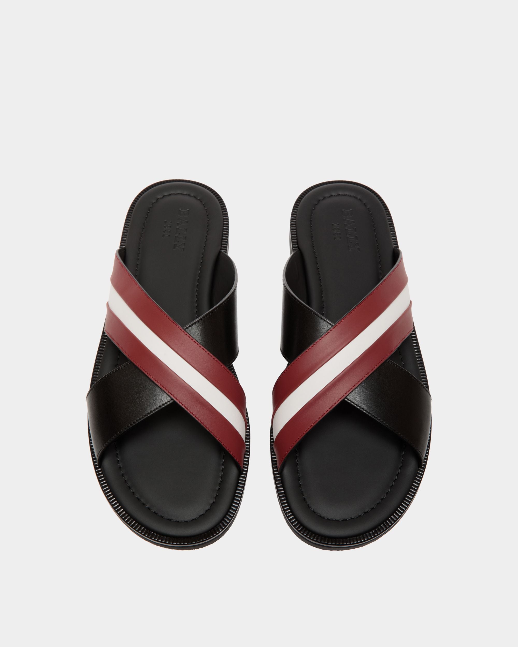 Bally Global - Jabil Sandales En Cuir Noir - Noir