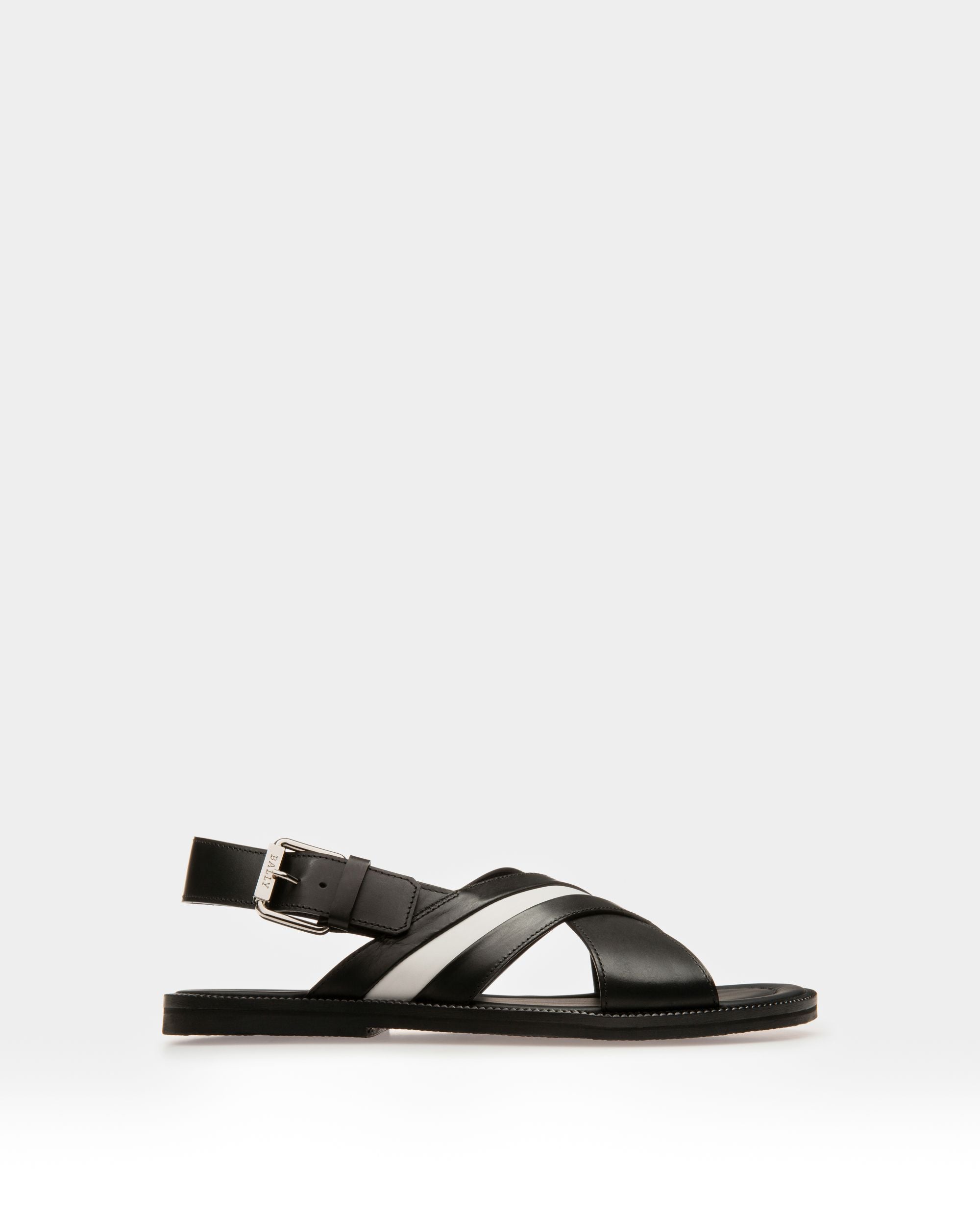 Bally Global - Jamilo Leather Sandals In Black - Black