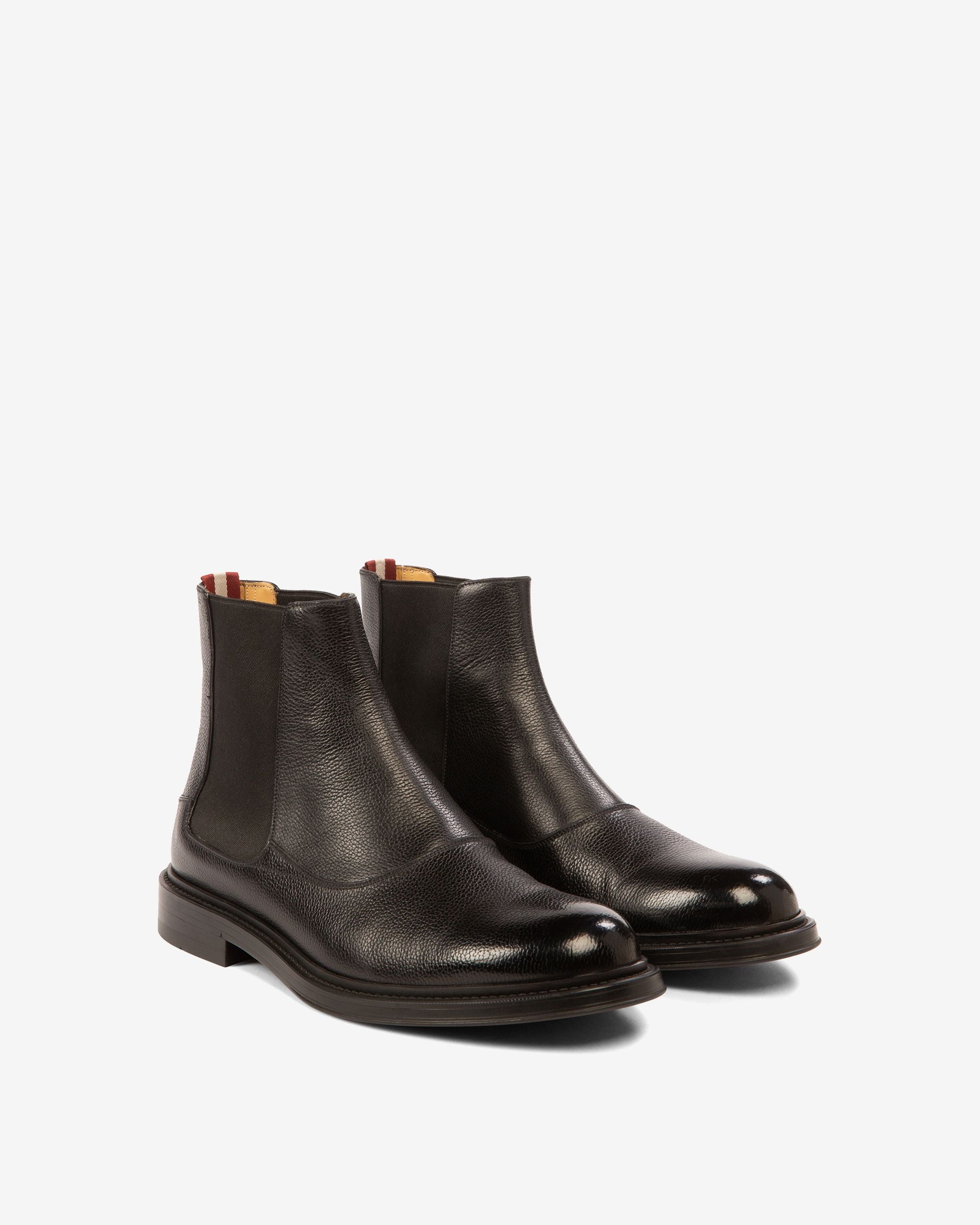 Bally Global - Nimir Leather Boots In Black - Black