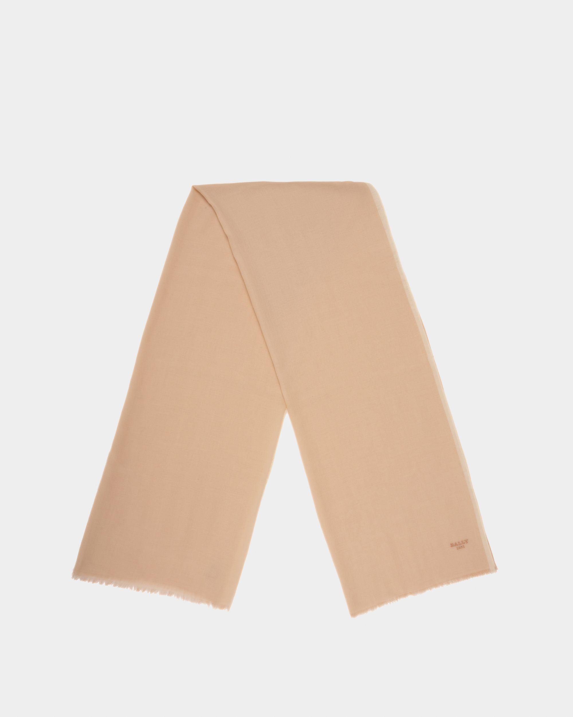 Bally Global - Cashmere Mix Scarf In Tan - Brown