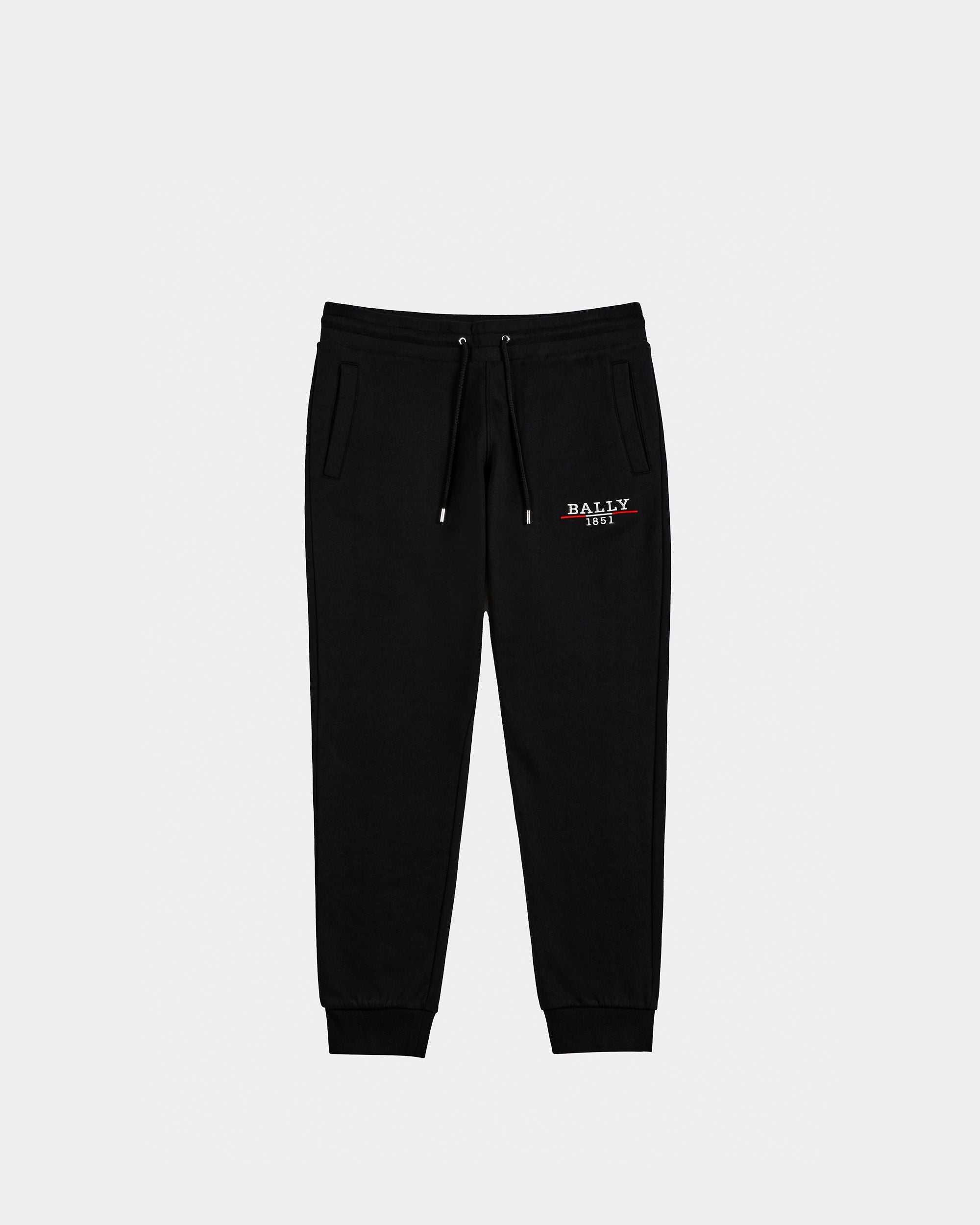 Bally Global - Sweatpants in Black Knit Cotton - Black