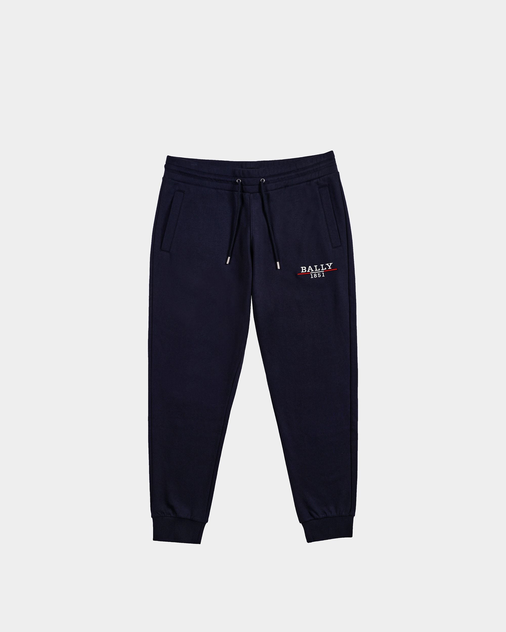 Bally Global - Sweatpants in Blue Knit Cotton - Blue