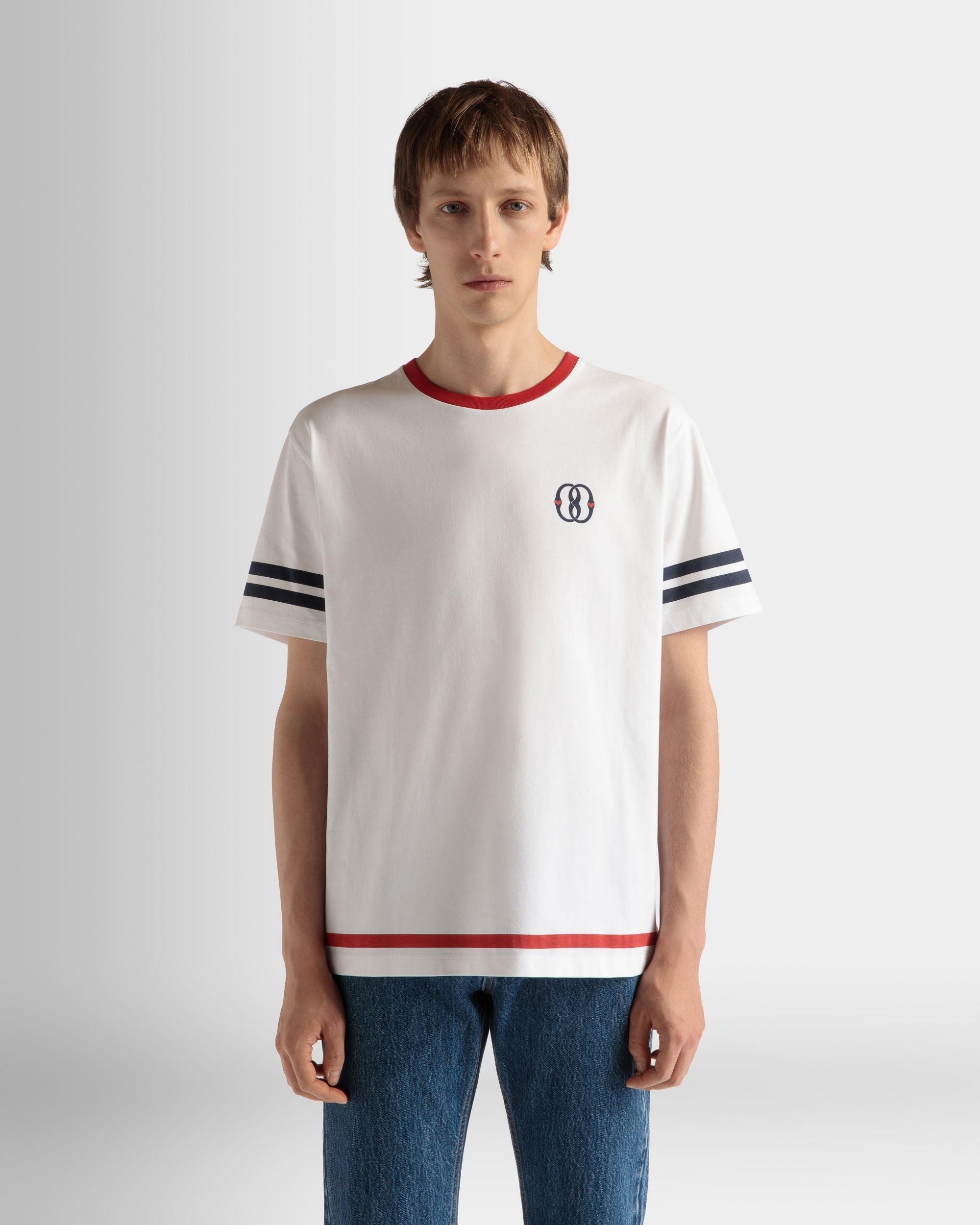 Bally Global - 520 T-Shirt In White Cotton - White