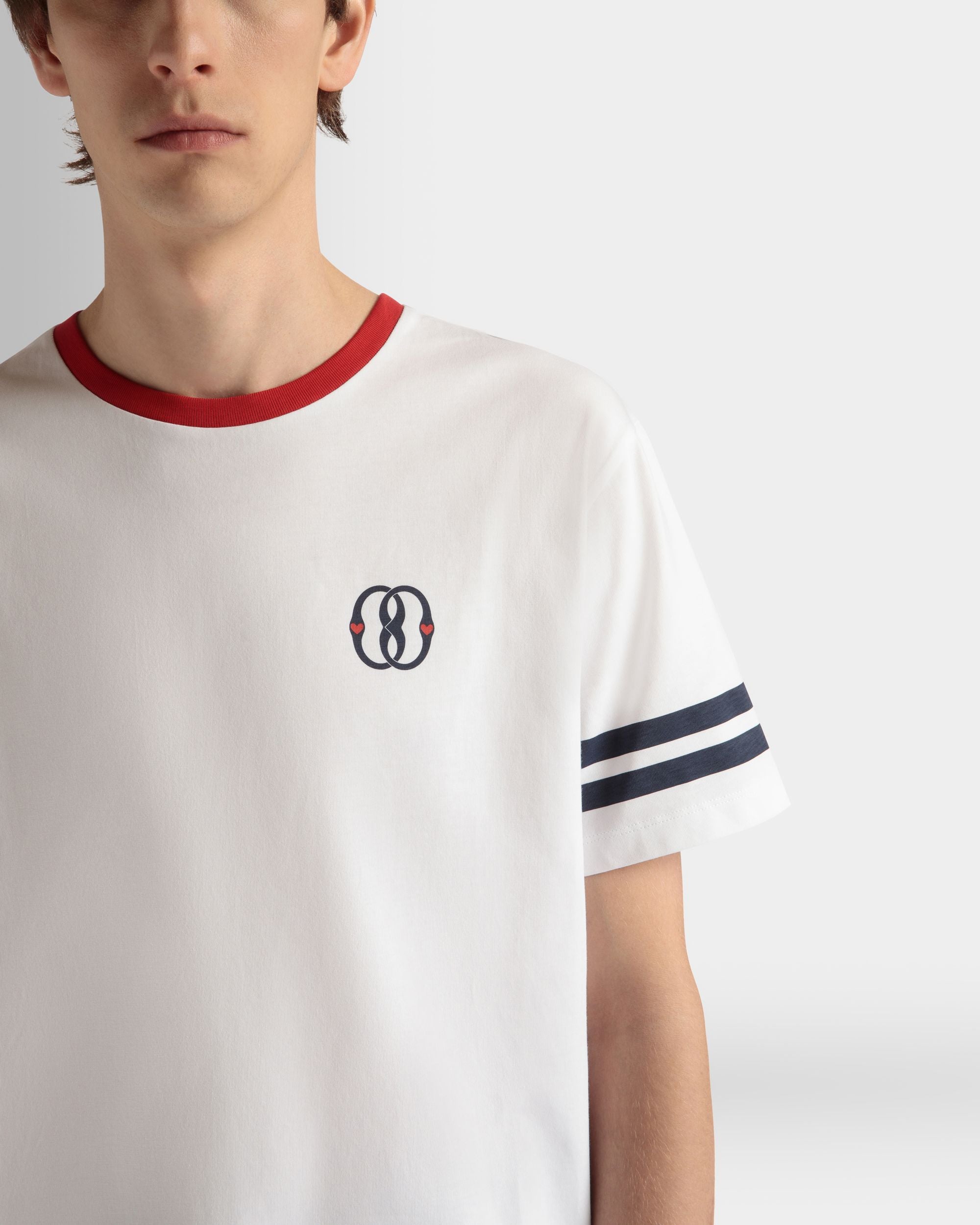 Bally Global - 520 T-Shirt In White Cotton - White