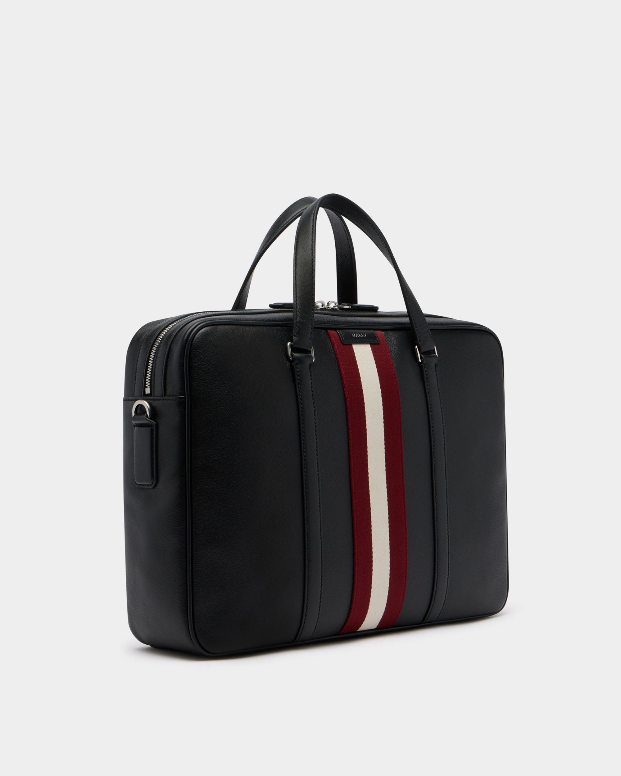 Bally Global - Maletín Code De Piel Negra - Negro