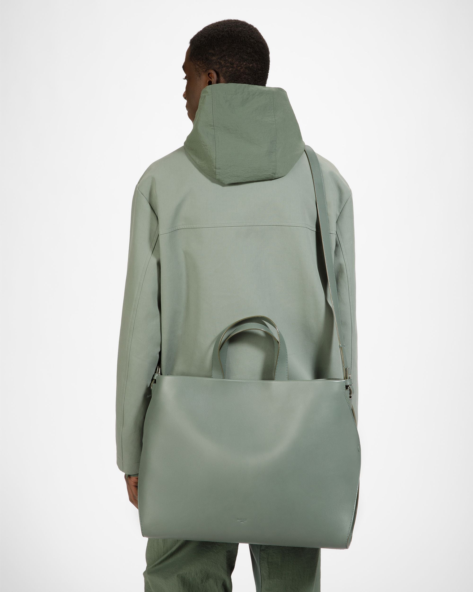 Bally Global - Arbona Leather Tote In Sage - Green