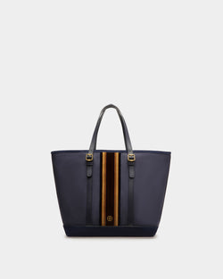 Tote Bag Gare De Tela Azul Marino