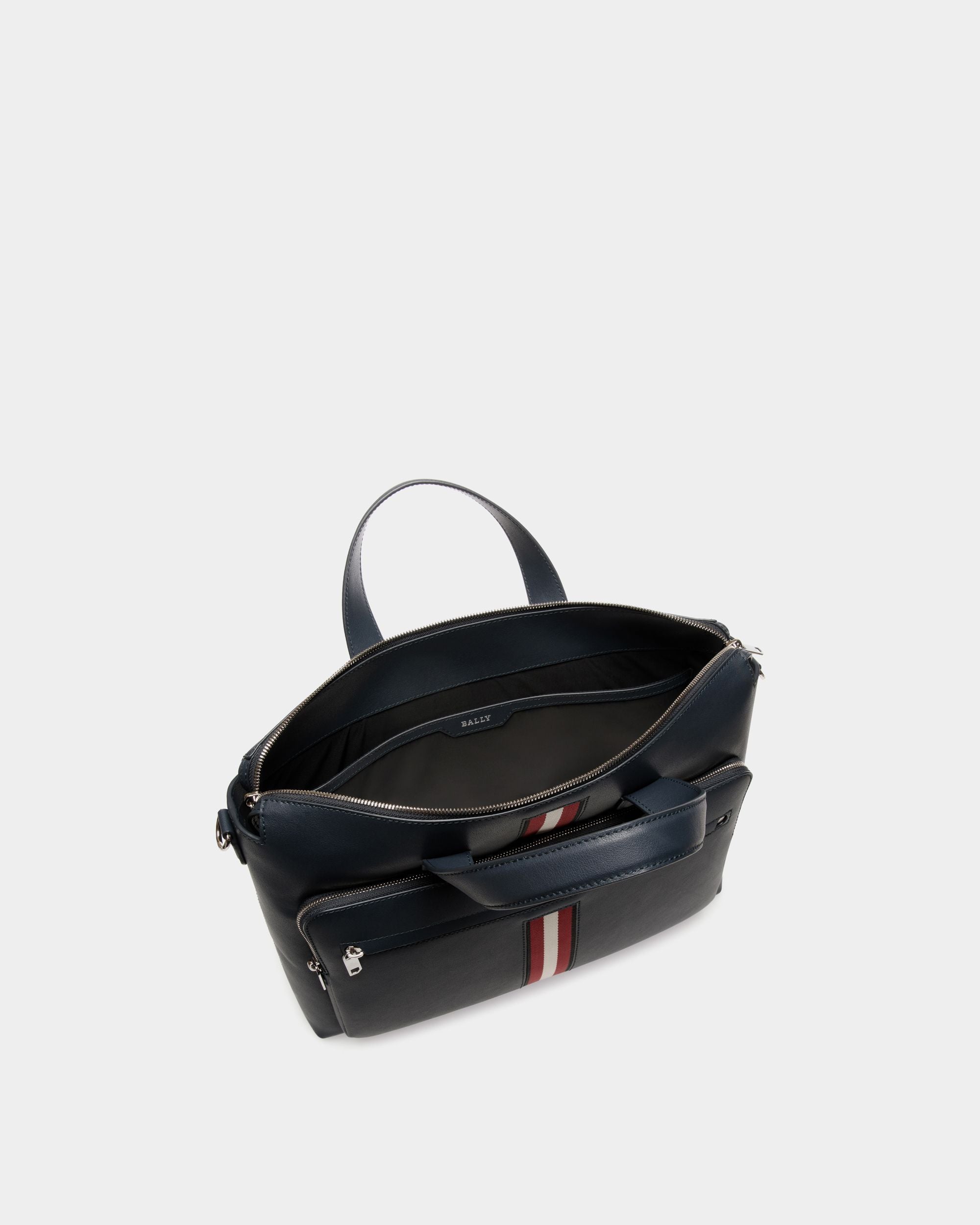 Bally Global - Briefcase in Blue Leather - Blue