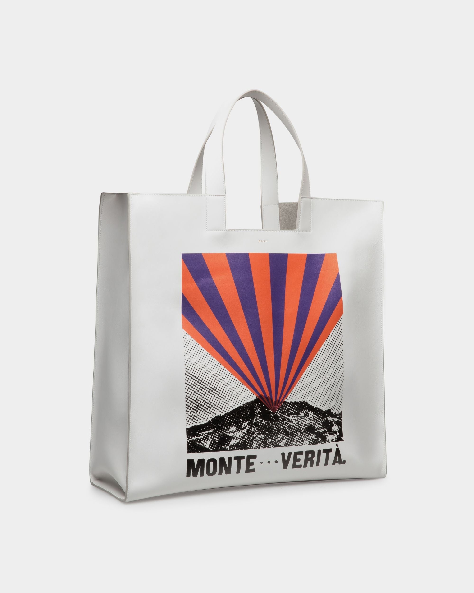 Bally Global - Bolso Tote Easy Bally De Piel Con Estampado Monte Verità - Multicolor