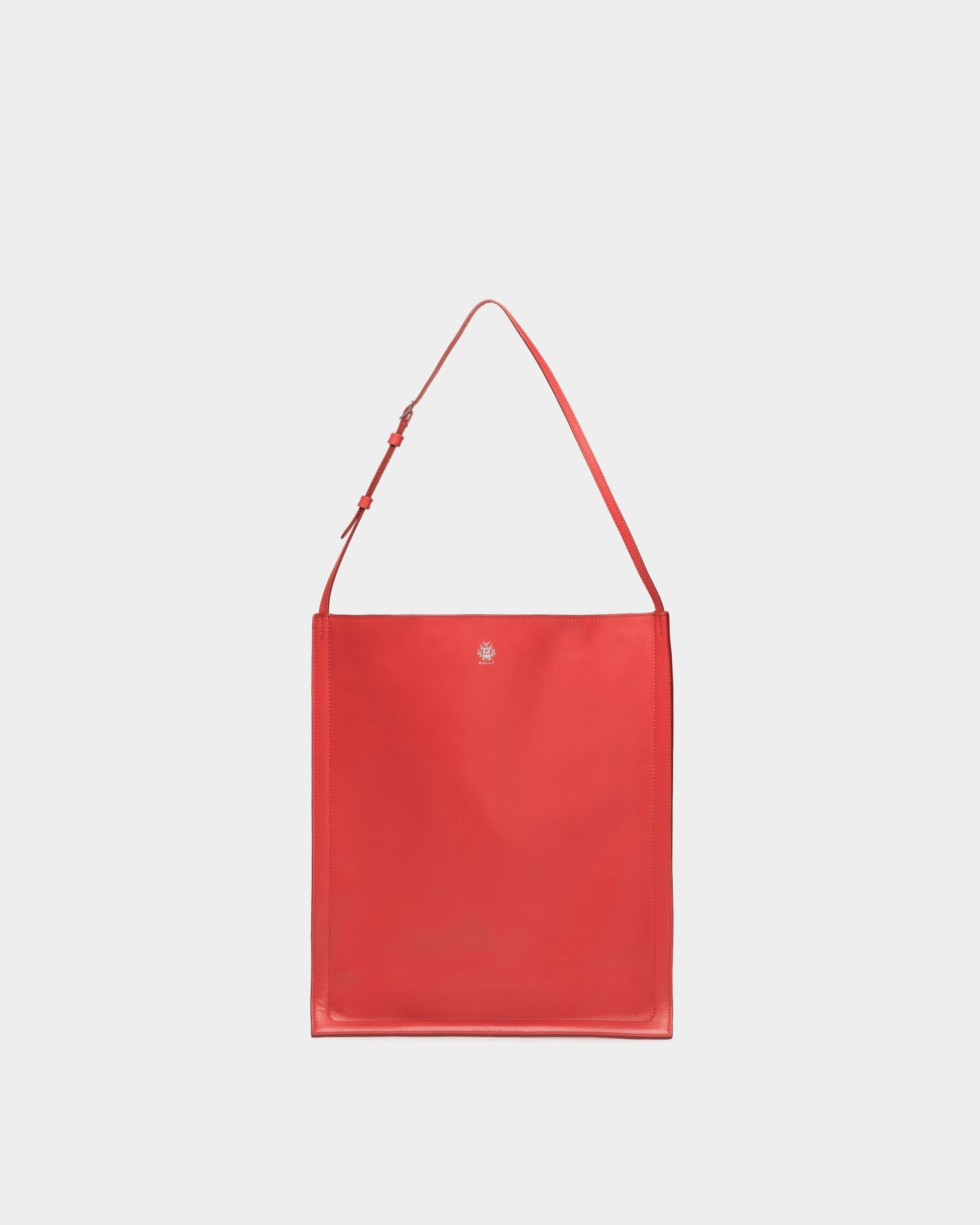 Bally Global - Beckett Tote in Red Leather - Rojo