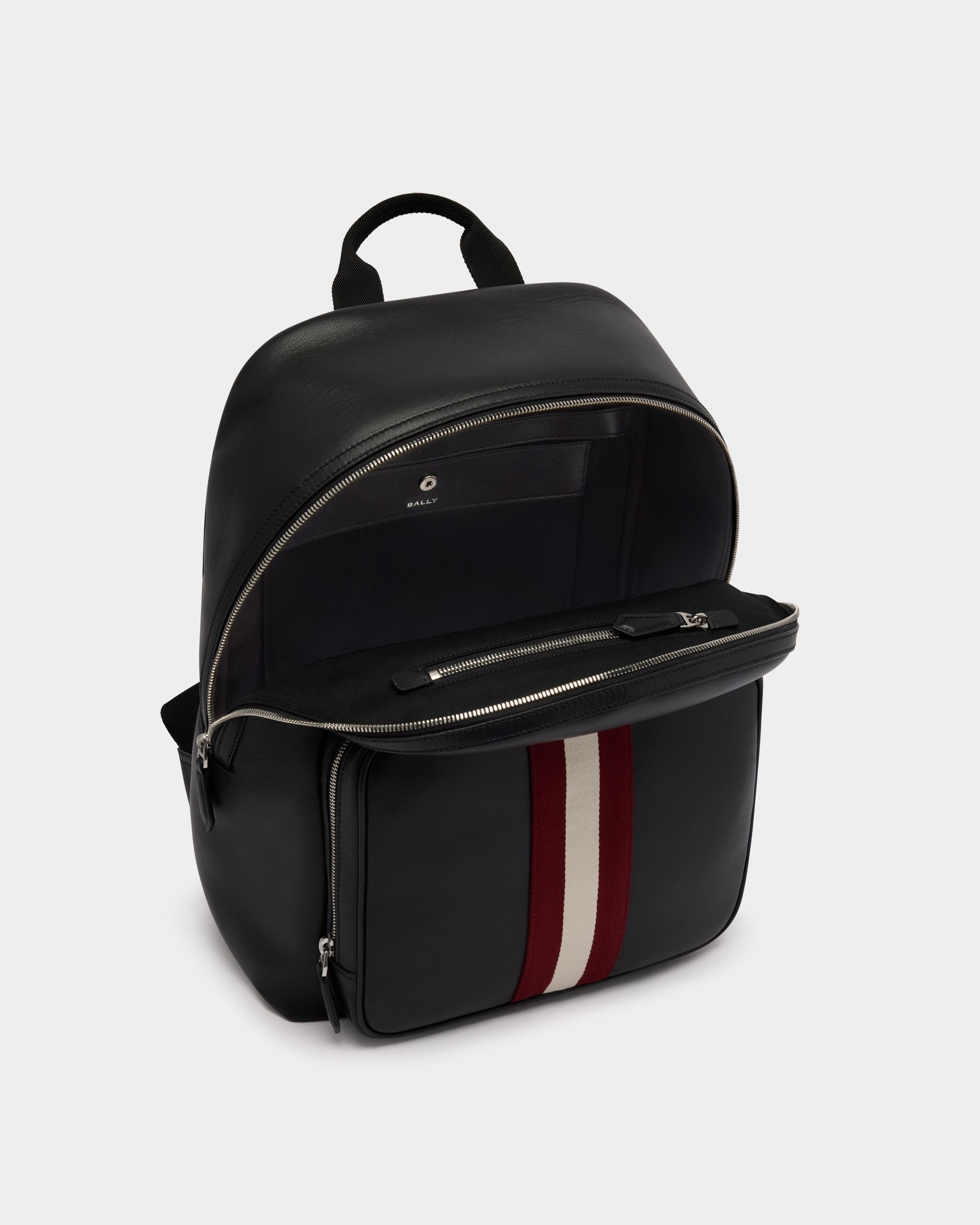 Bally Global - Code Backpack in Black Leather - Black