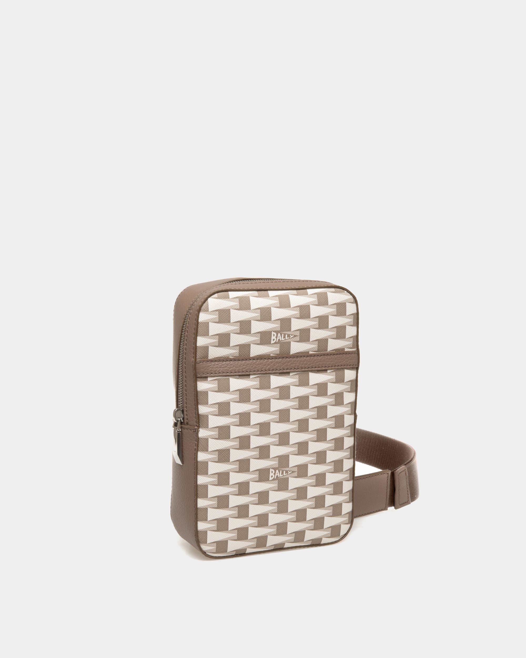 Bally Global - Sling Bag Pennant De TPU Con Motivo Pennant Beige - Beige