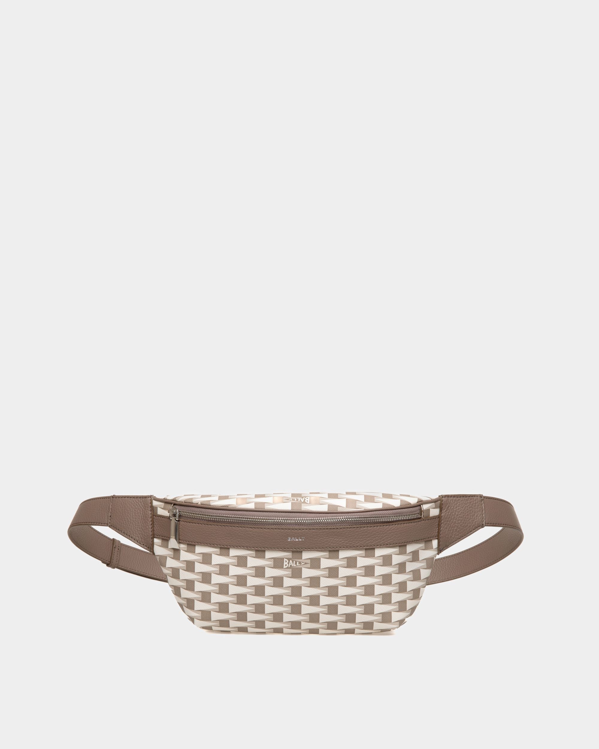 Bally Global - Pennant Belt Bag in Beige Pennant Motif TPU - Beige