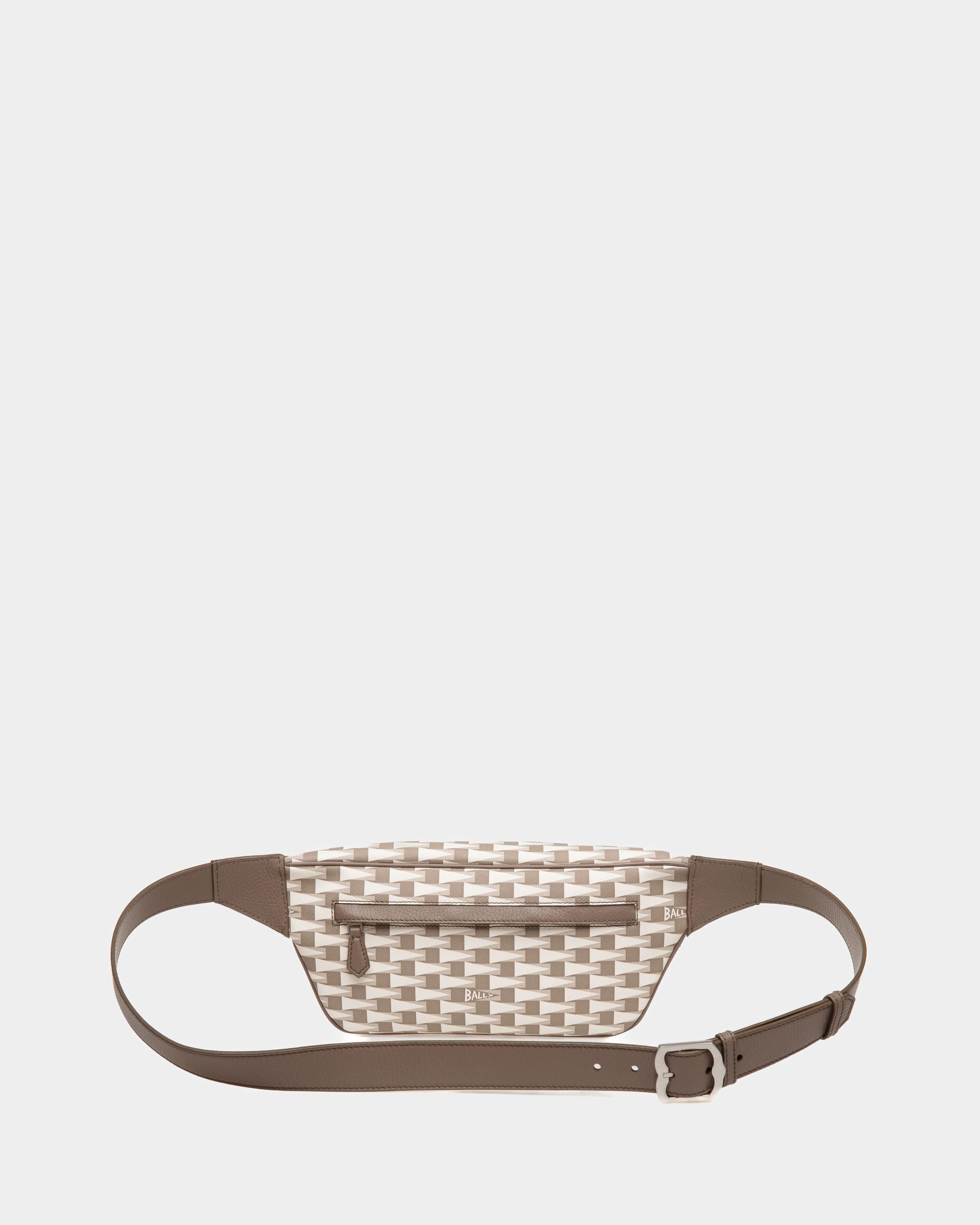Bally Global - Pennant Belt Bag in Beige Pennant Motif TPU - Beige