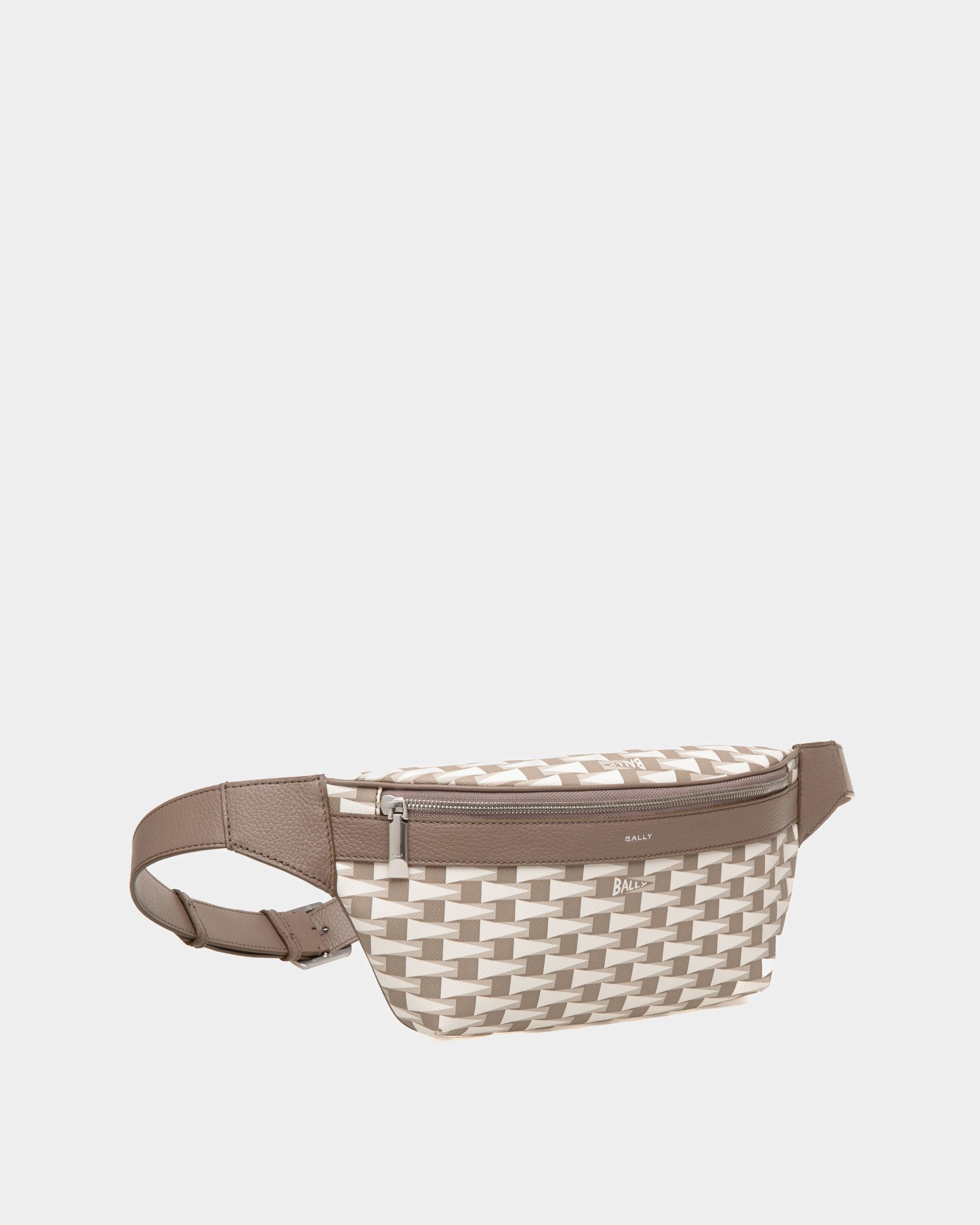 Bally Global - Pennant Belt Bag in Beige Pennant Motif TPU - Beige