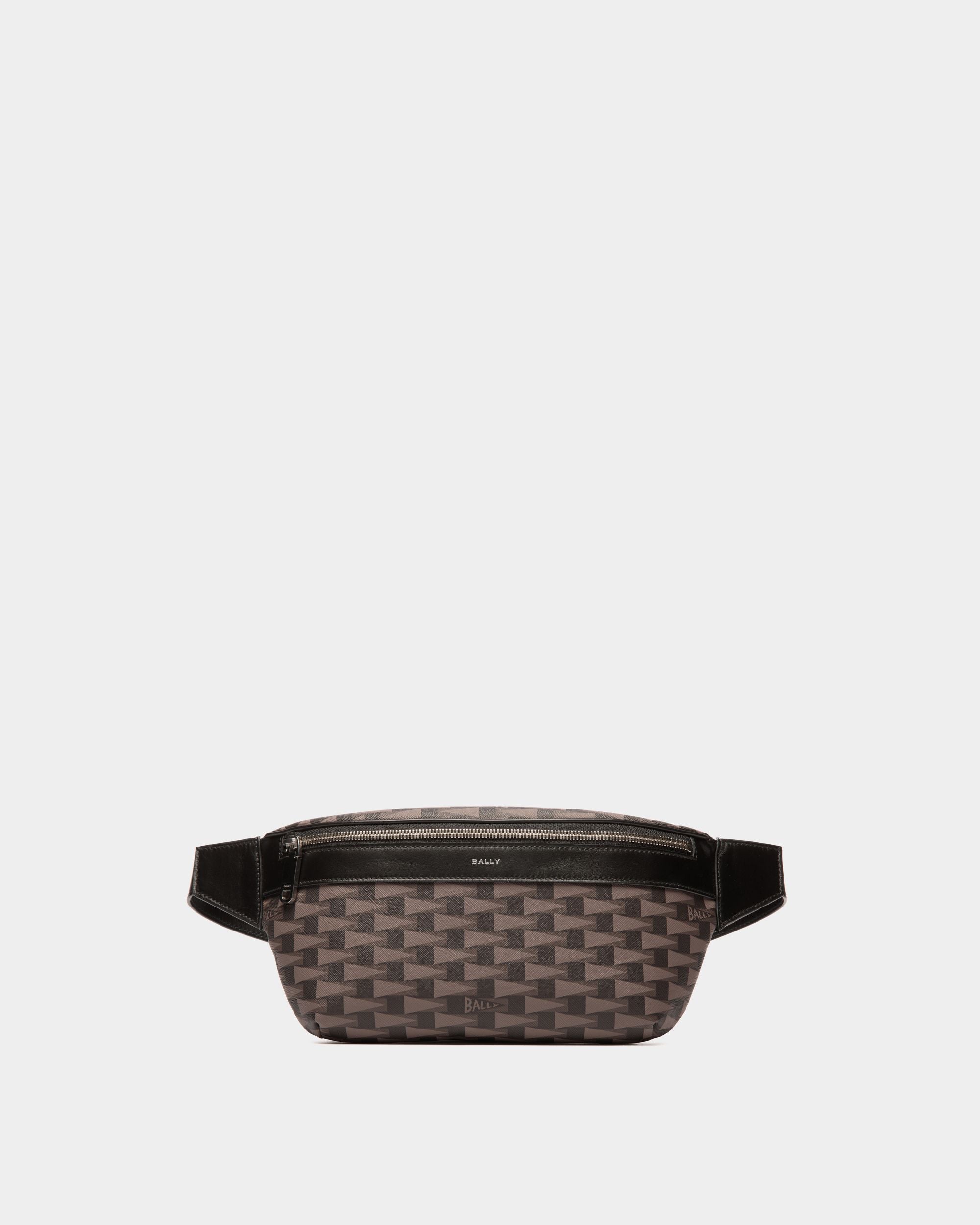 Bally Global - Pennant Belt Bag in Black Pennant Motif - Black