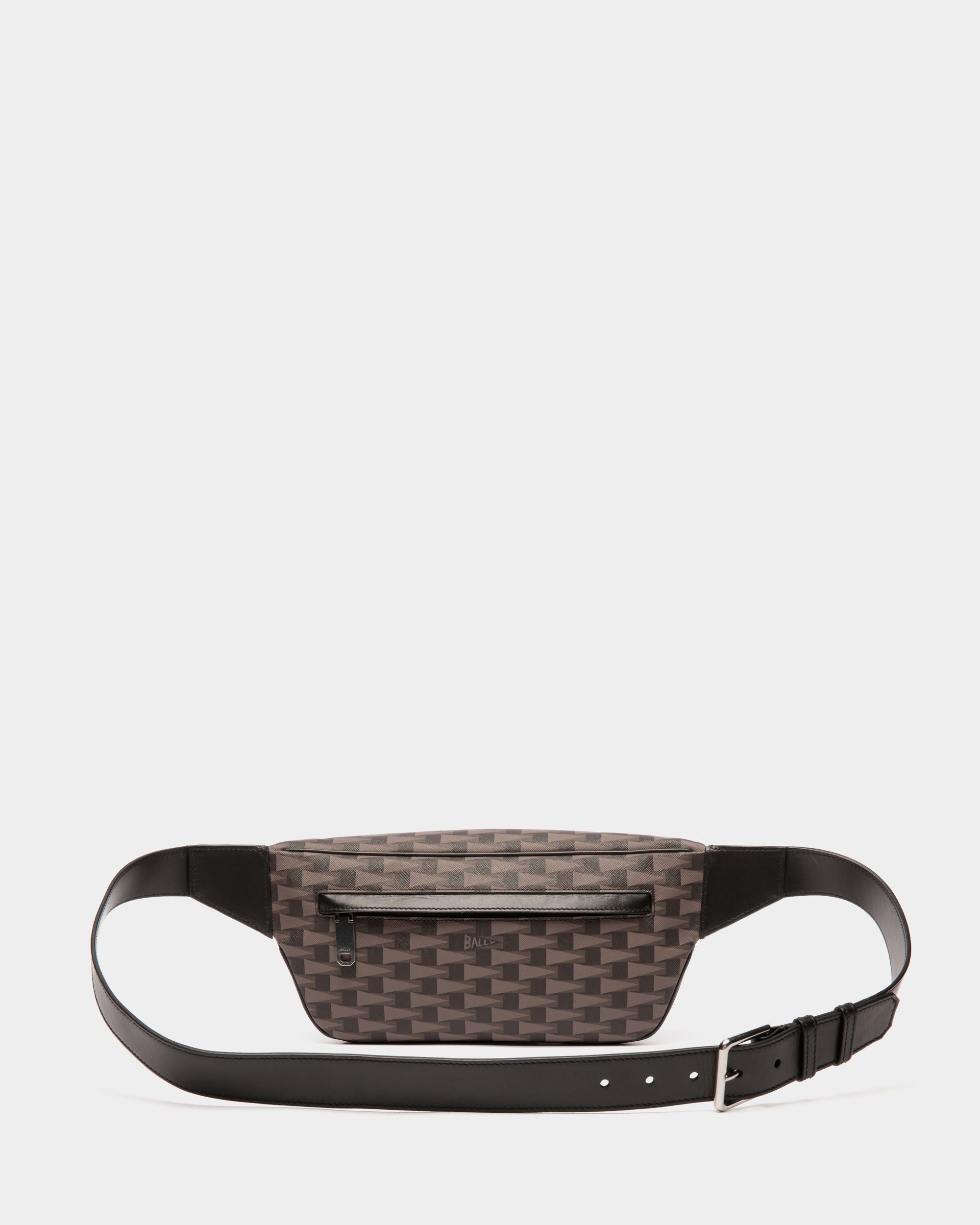 Bally Global - Pennant Belt Bag in Black Pennant Motif - Black