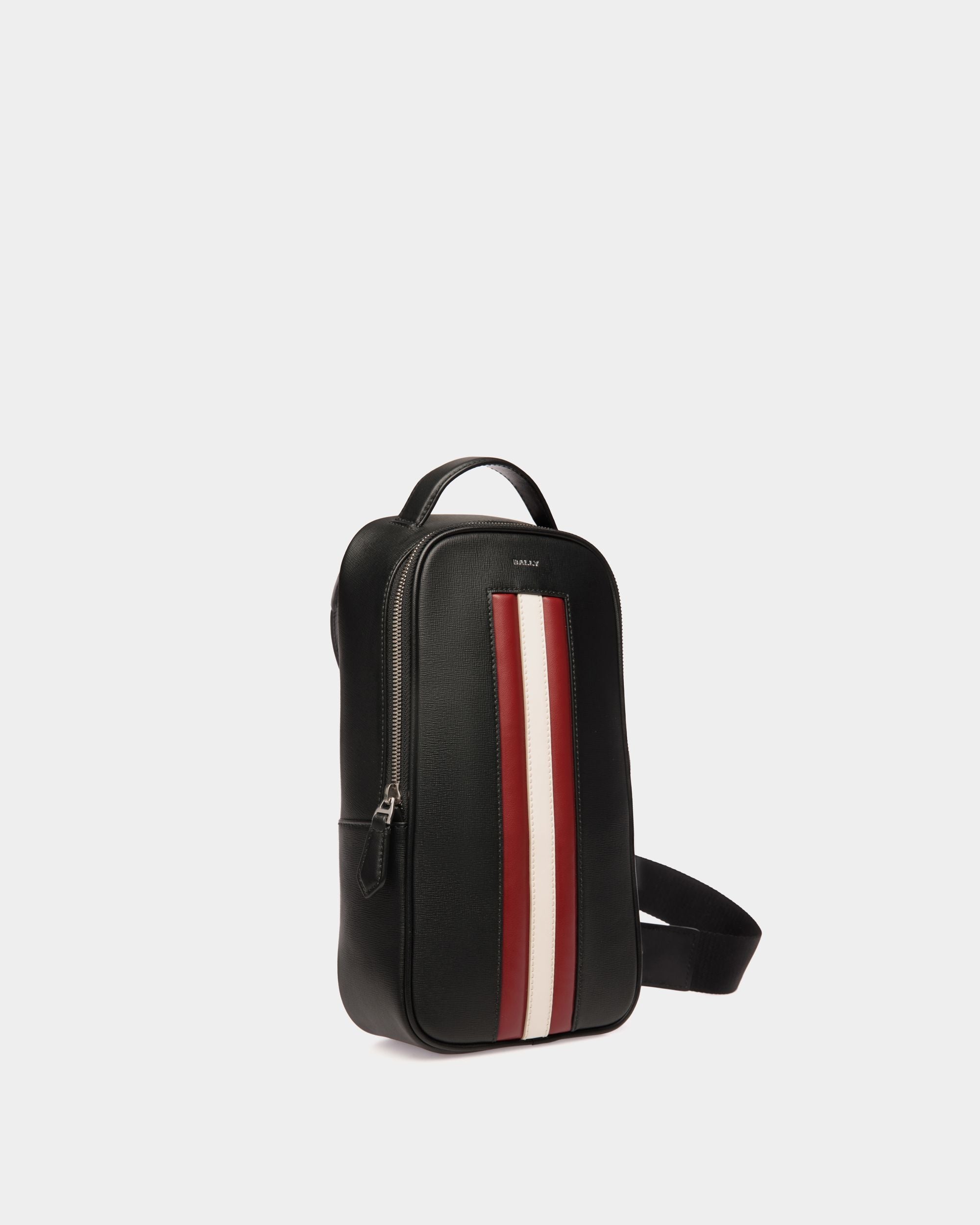 Bally Global - Sling Bag Mythos De Piel Reciclada Negra - Negro
