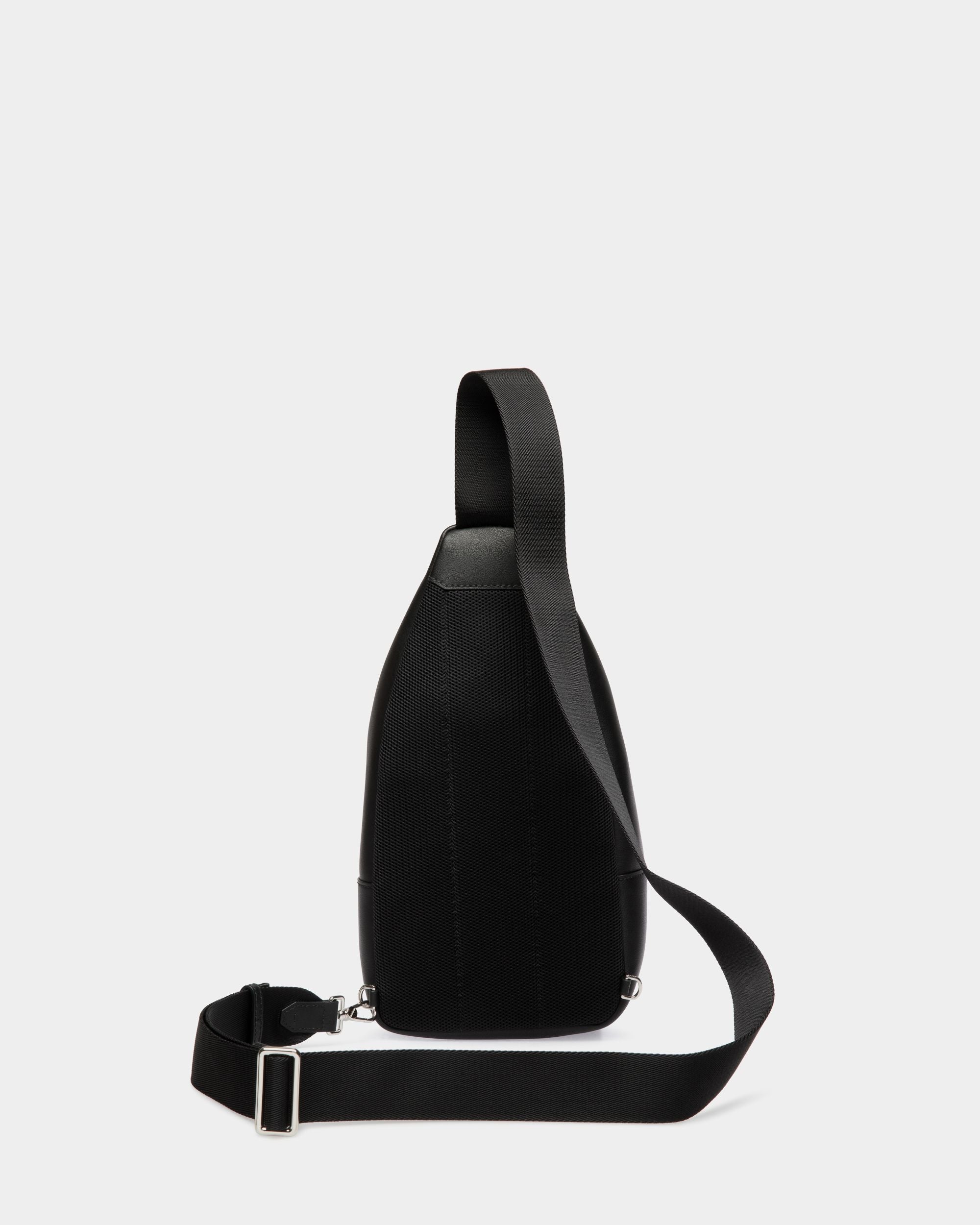 Bally Global - Sling Bag in Black Leather - Black