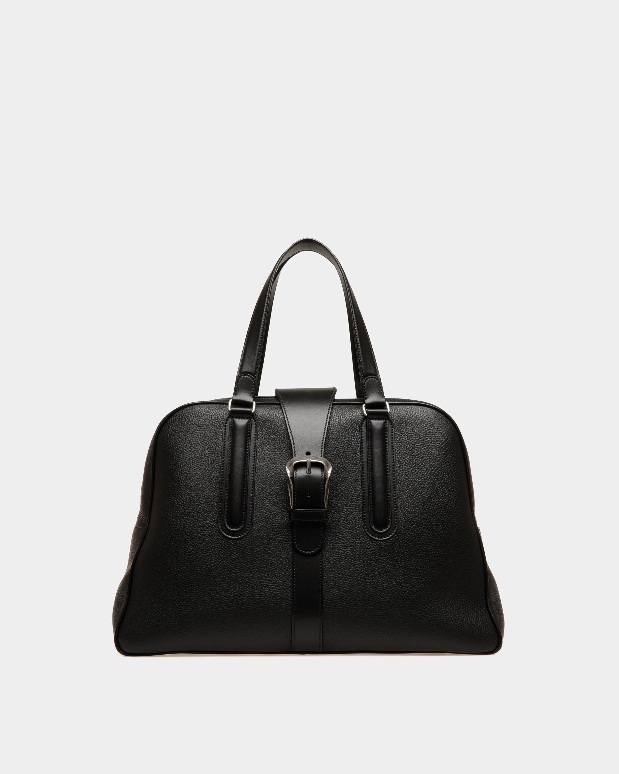 Bally Global - Bowling Bag In Black Leather - Black
