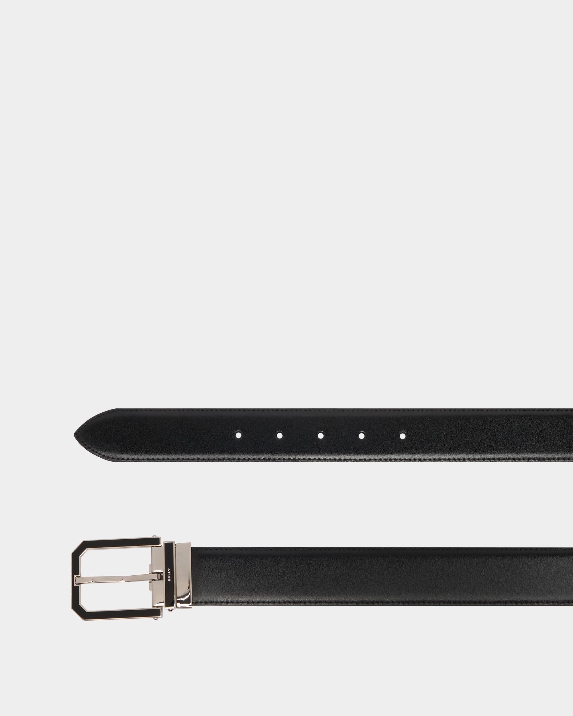Bally Global - Beryl 35mm Reversible And Adjustable Belt in Black And Deep Burgundy Leather - Multicolor