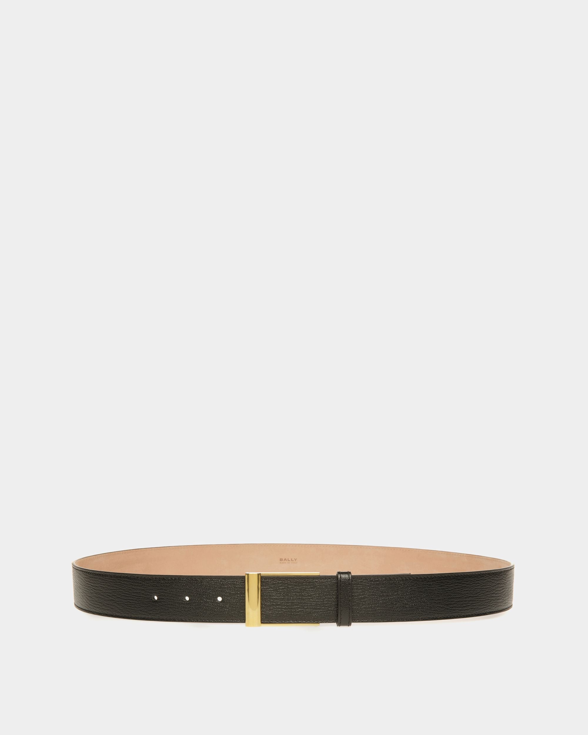 Bally Global - Ceinture habillée En Cuir Noir - Noir