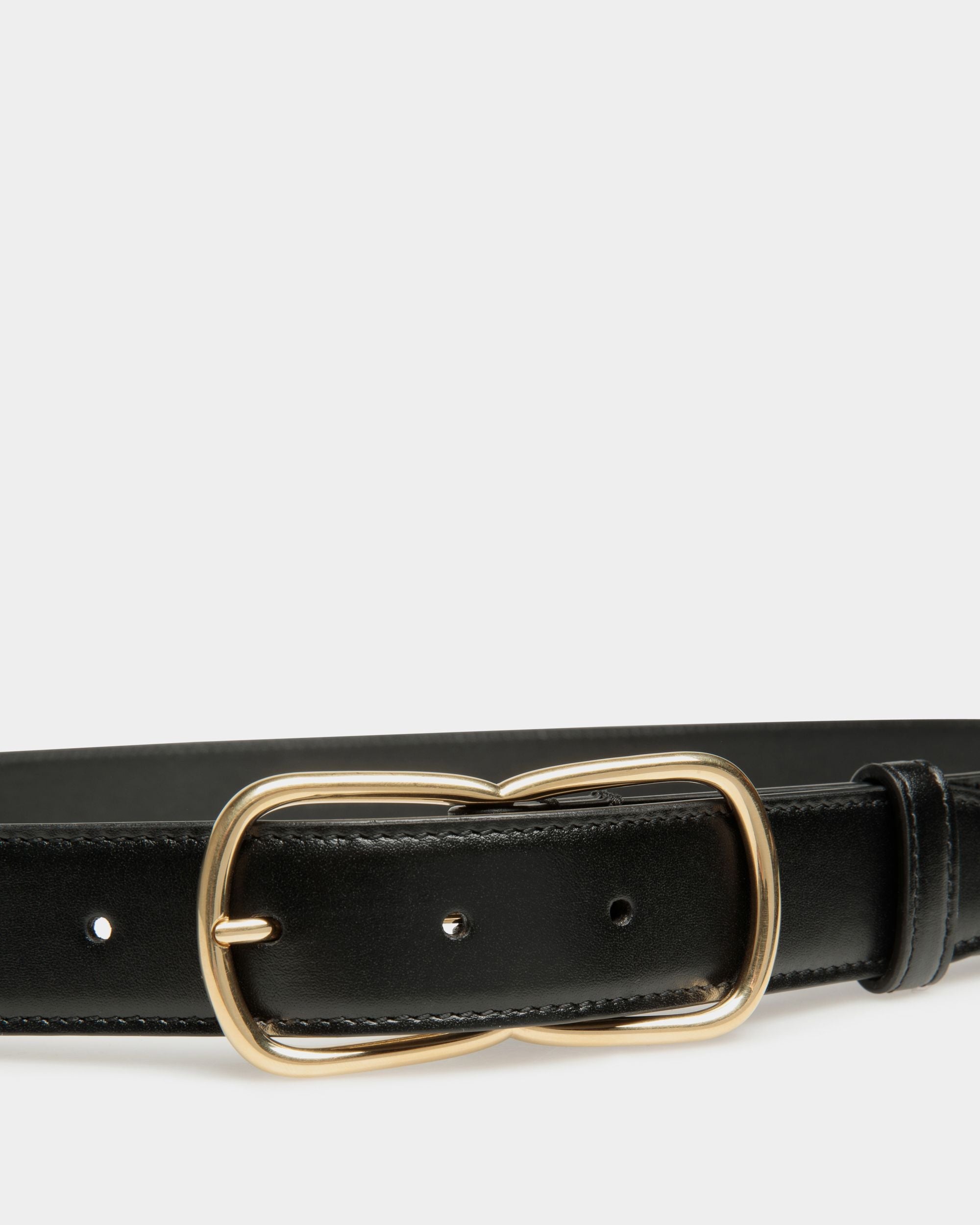 Bally Global - Ceinture Loto 30 mm En Cuir Noir - Noir