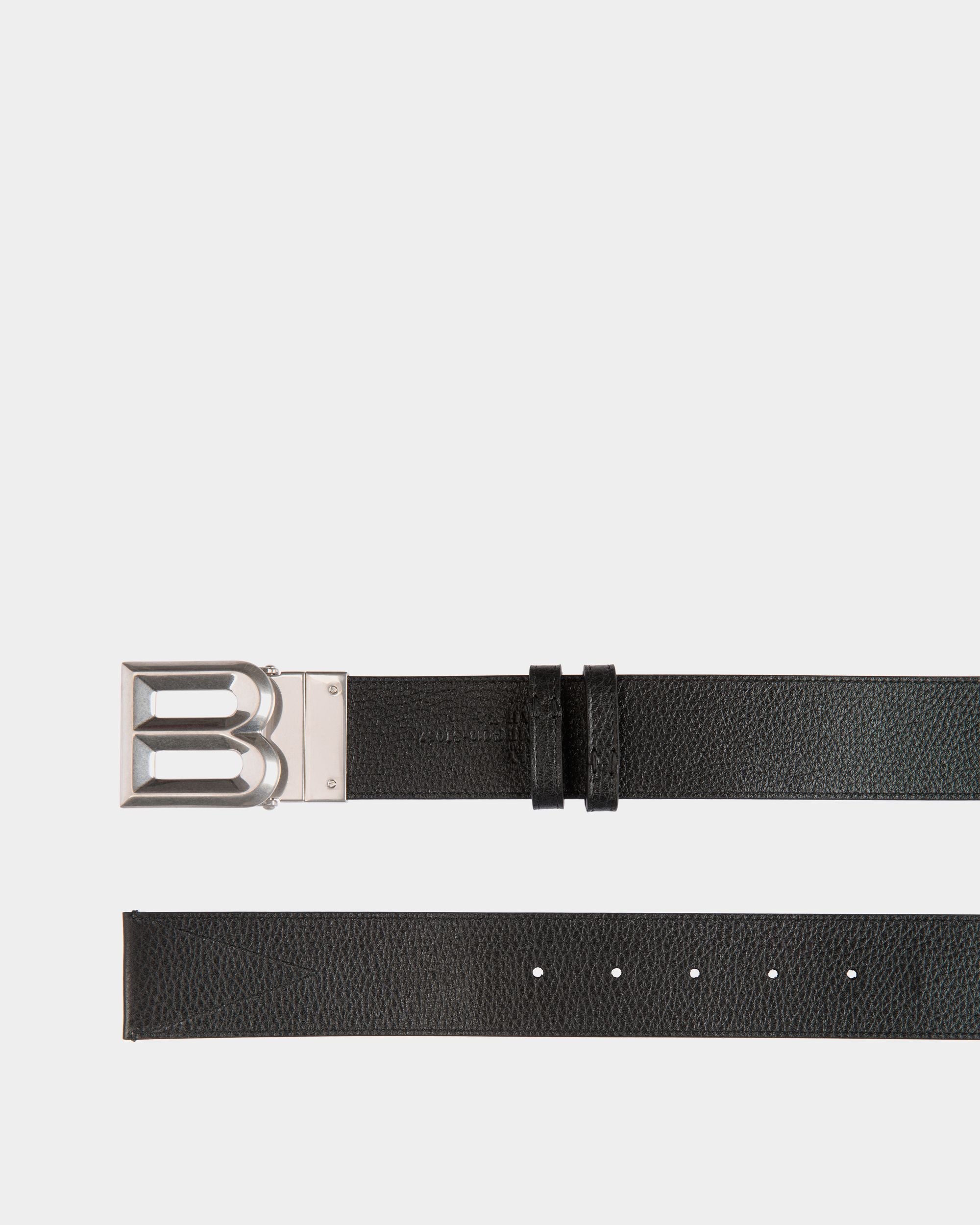 Bally Global - Ceinture B Bold 40 mm Réversible En Tissu Et Cuir - Multicolore