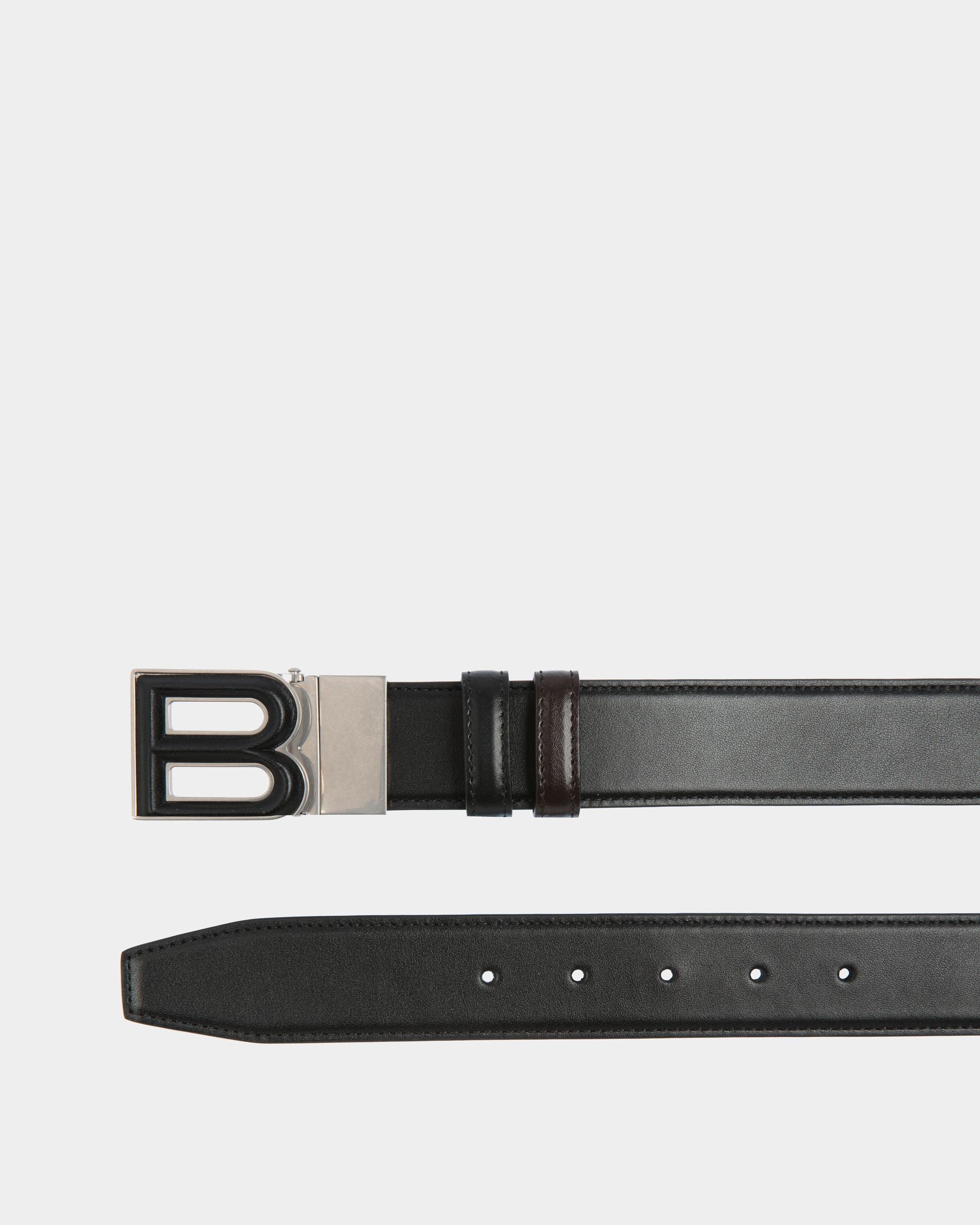 Bally Global - B Bold 35mm Reversible And Adjustable Belt In Black And Brown Leather - Multicolor