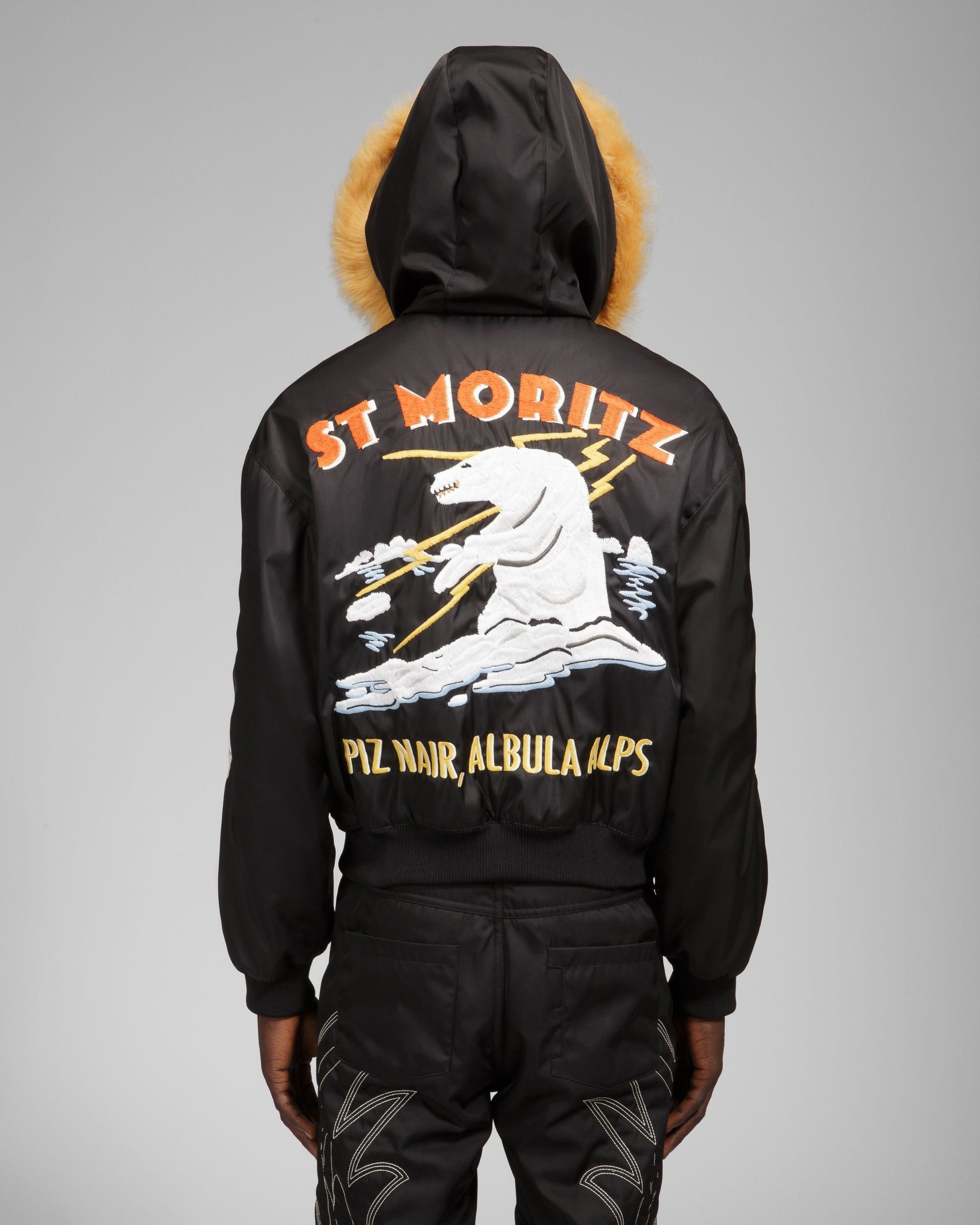 Bally Global - Recycled Nylon Bomber In Black - Black