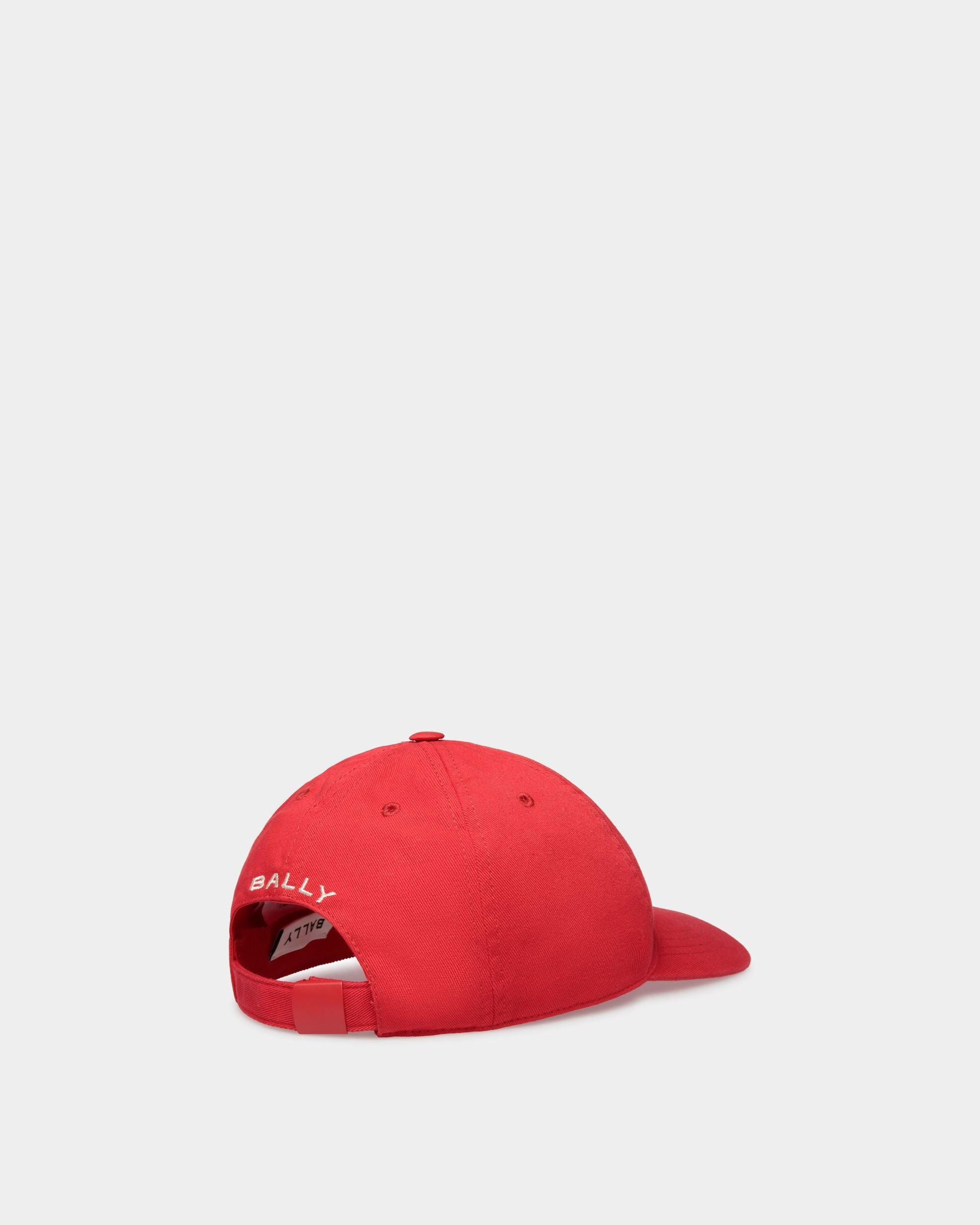 Bally Global - Baseball Hat in Candy Red Cotton - Red