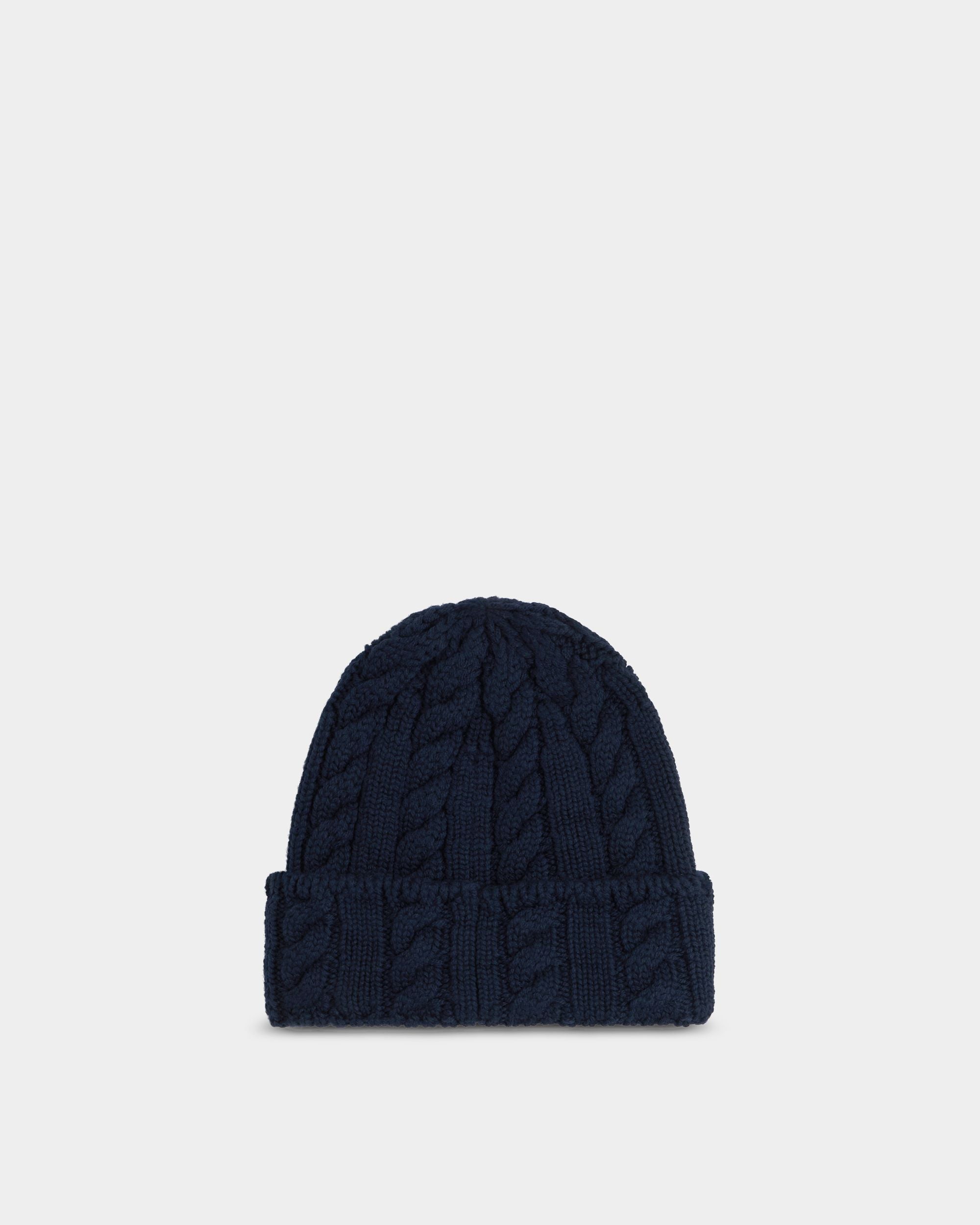 Bally Global - Gorro De Lana Navy Blue - Azul