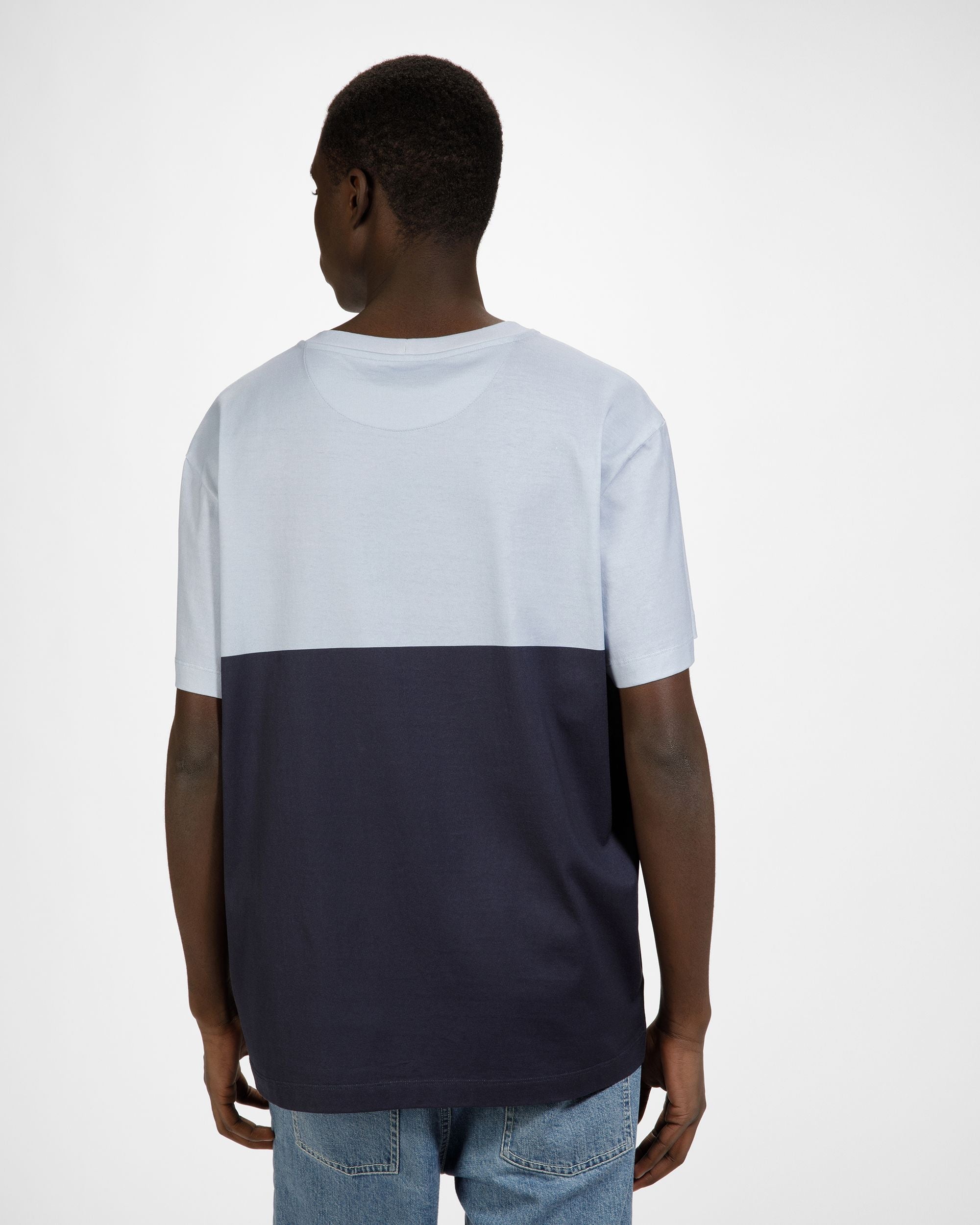 Bally Global - Cotton T-Shirt - Blue