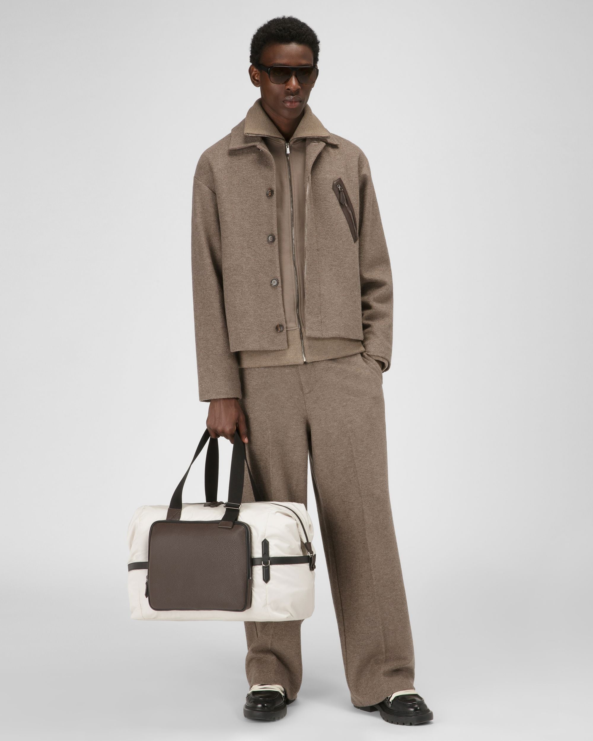 Bally Global - Organic Cotton Mix Sweatshirt In Taupe - Beige