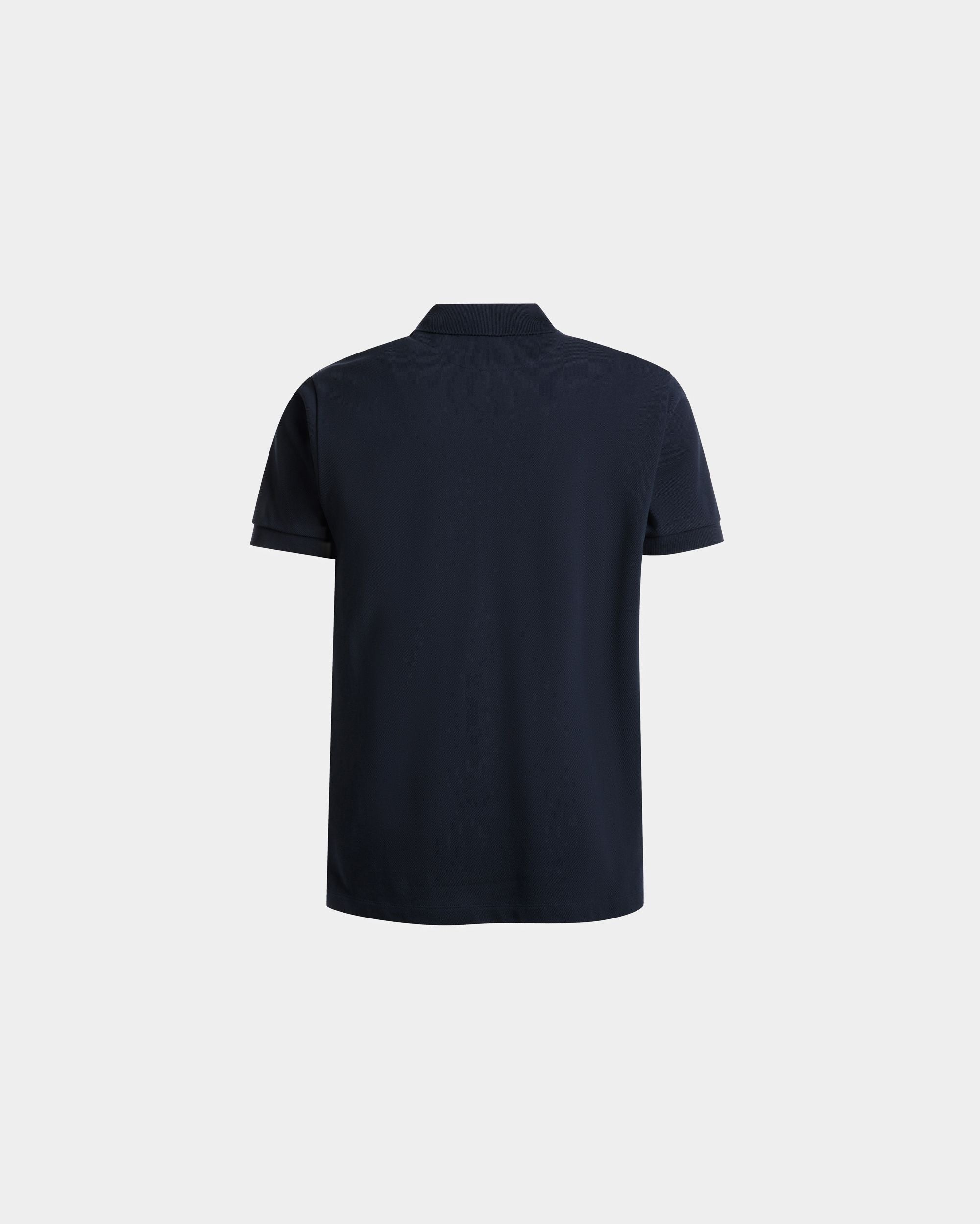 Bally Global - Polo Shirt in Navy Blue cotton - Blue