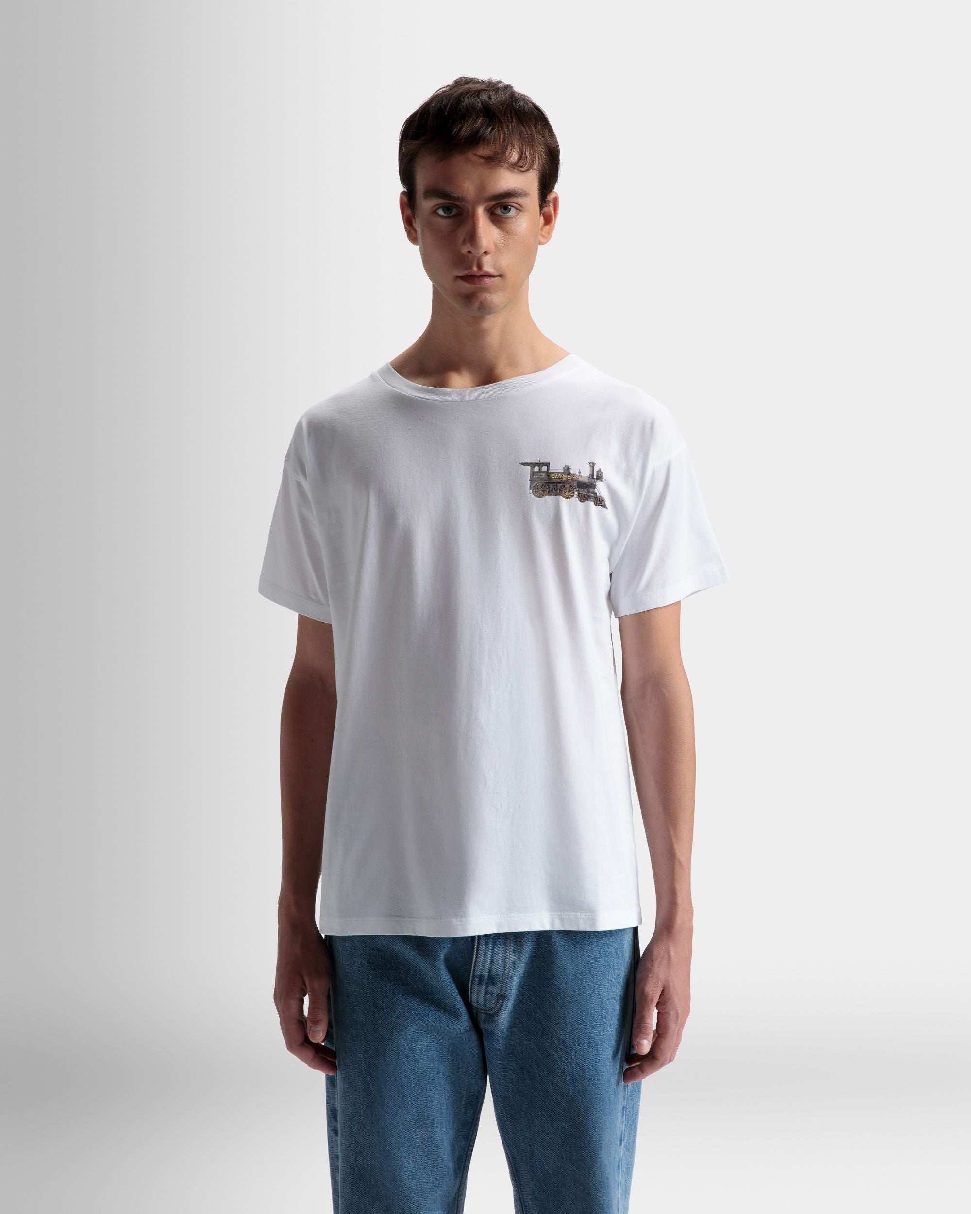 Bally Global - Camiseta Train De Algodón En Blanco - Blanco