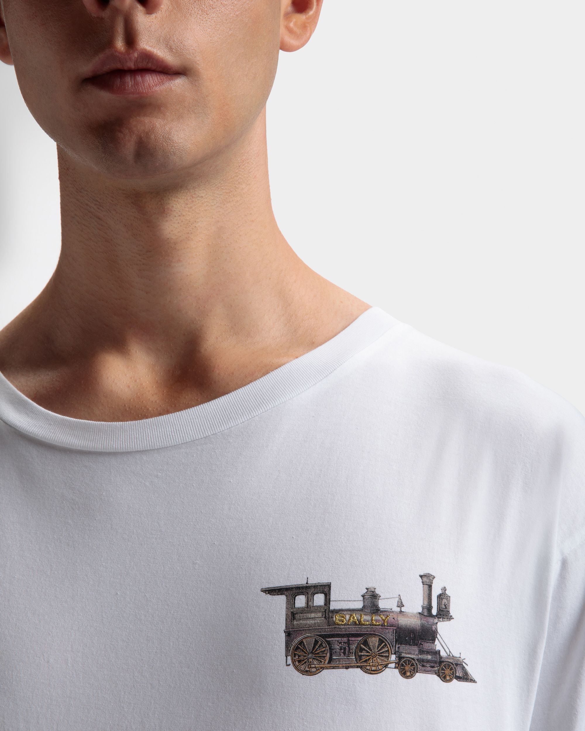 Bally Global - Camiseta Train De Algodón En Blanco - Blanco
