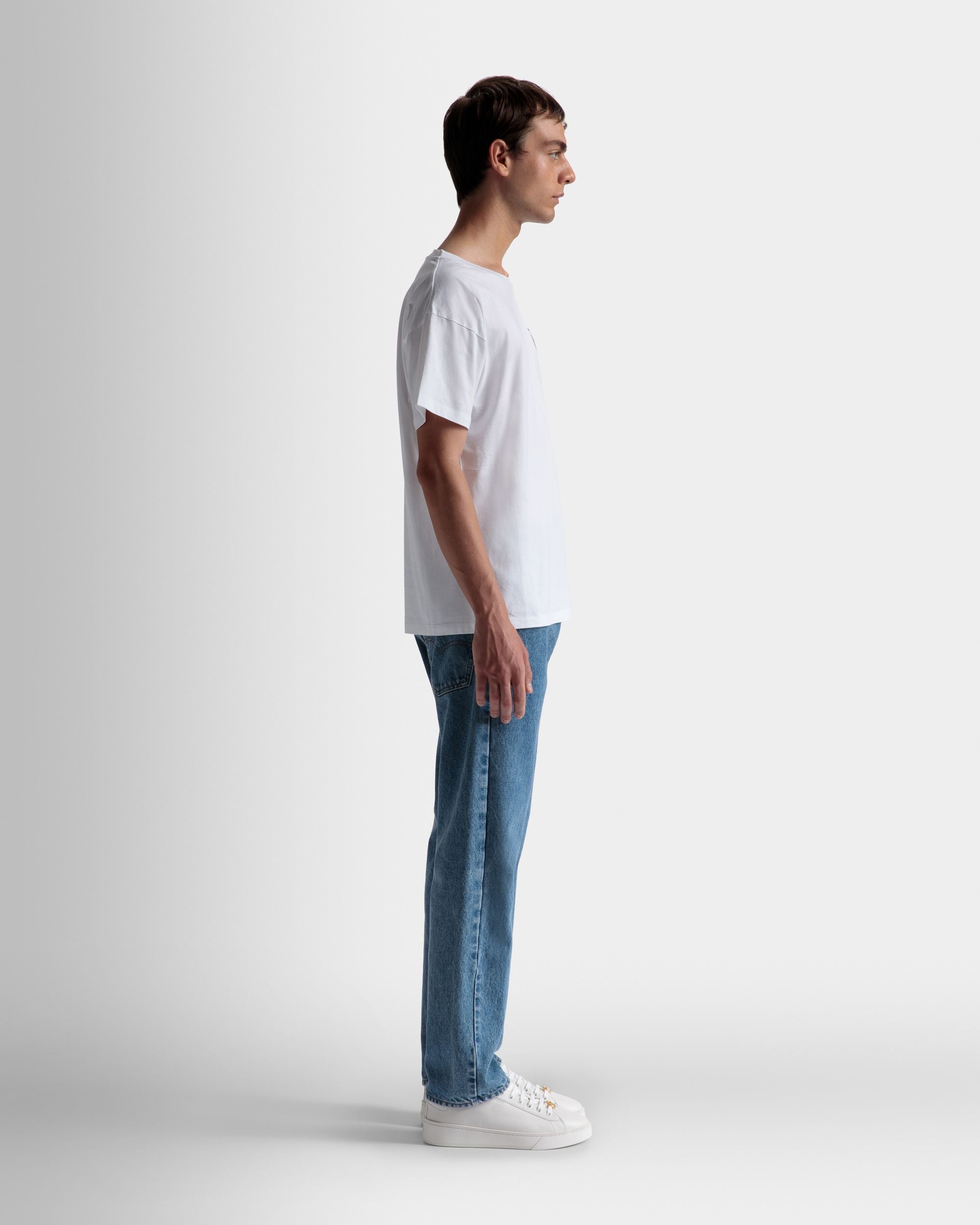 Bally Global - Camiseta Train De Algodón En Blanco - Blanco