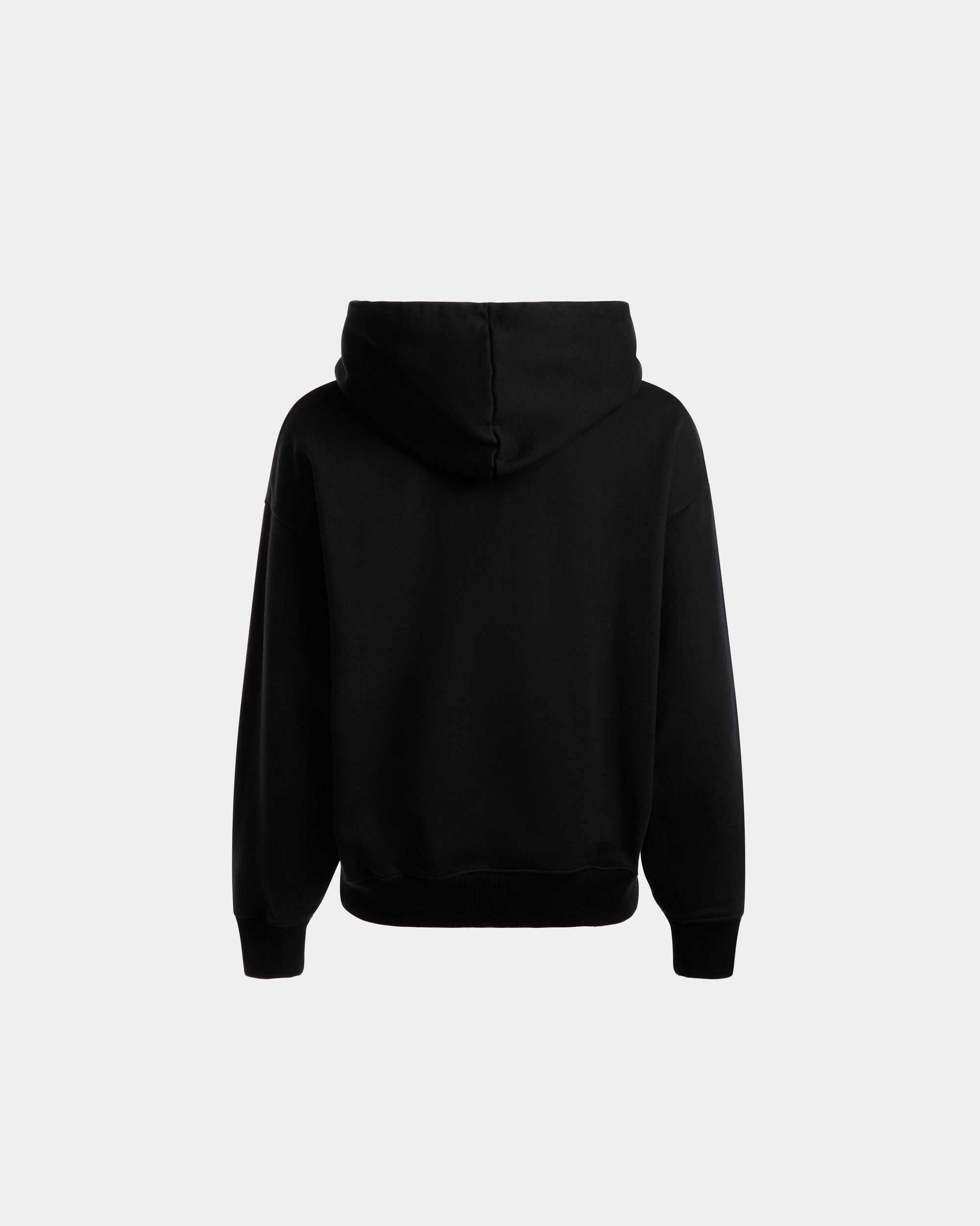 Bally Global - Sweat-Shirt À Capuche Logo En Coton Noir - Noir